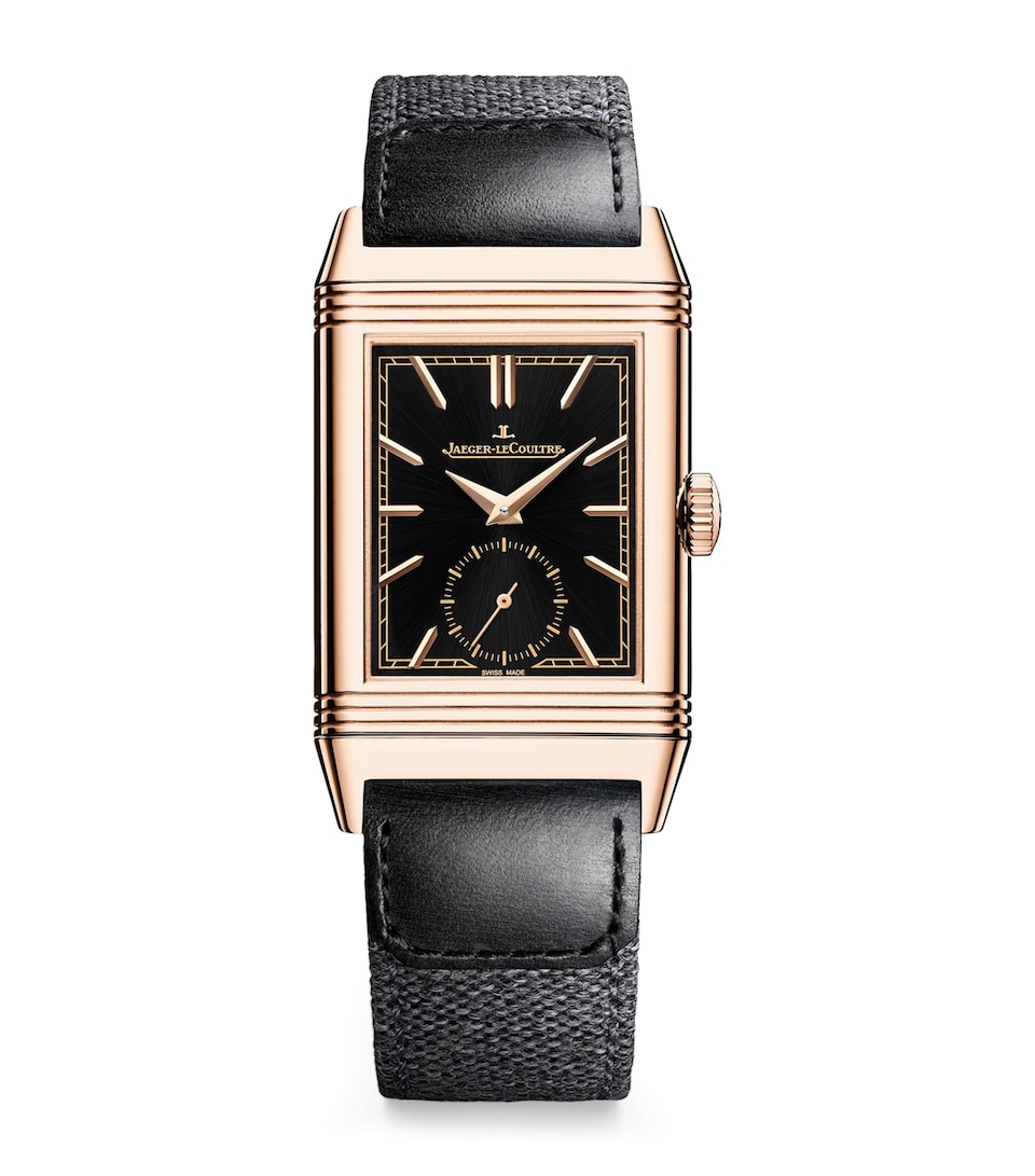 Rose Gold Reverso Tribute Small Seconds Watch 27.4mm