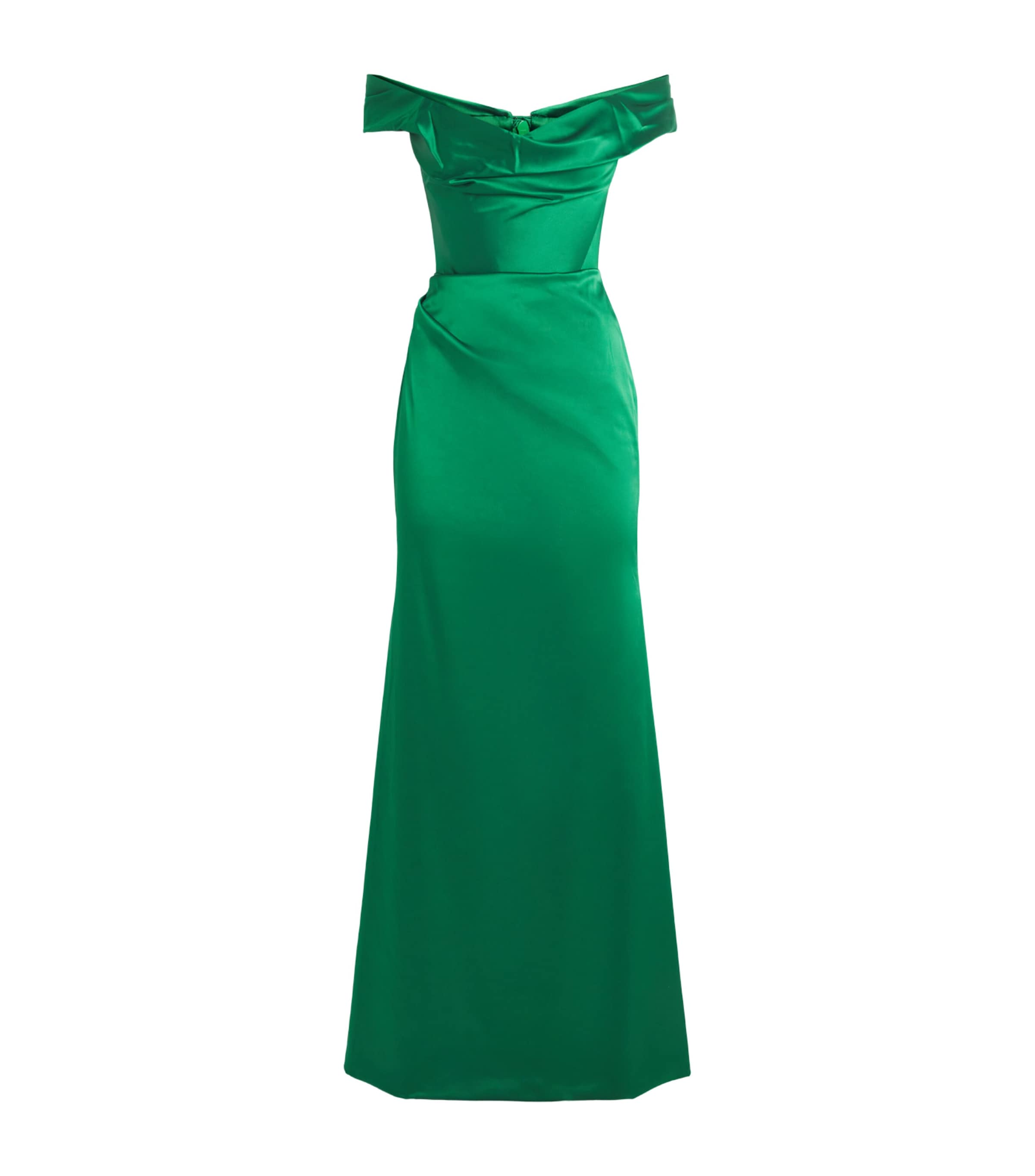 Vivienne Westwood Womens Nova Cora Gown Jewel Green