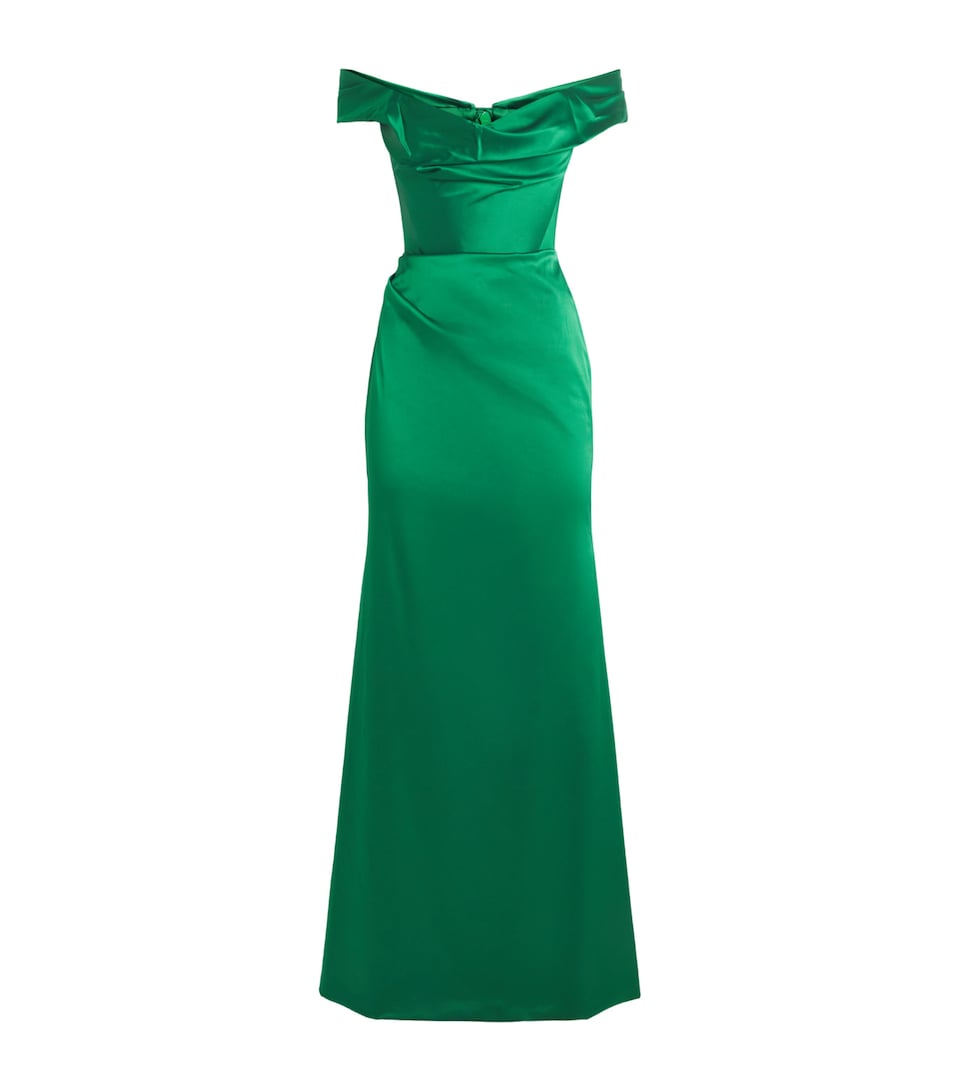 Vivienne Westwood Womens Nova Cora Gown Jewel Green