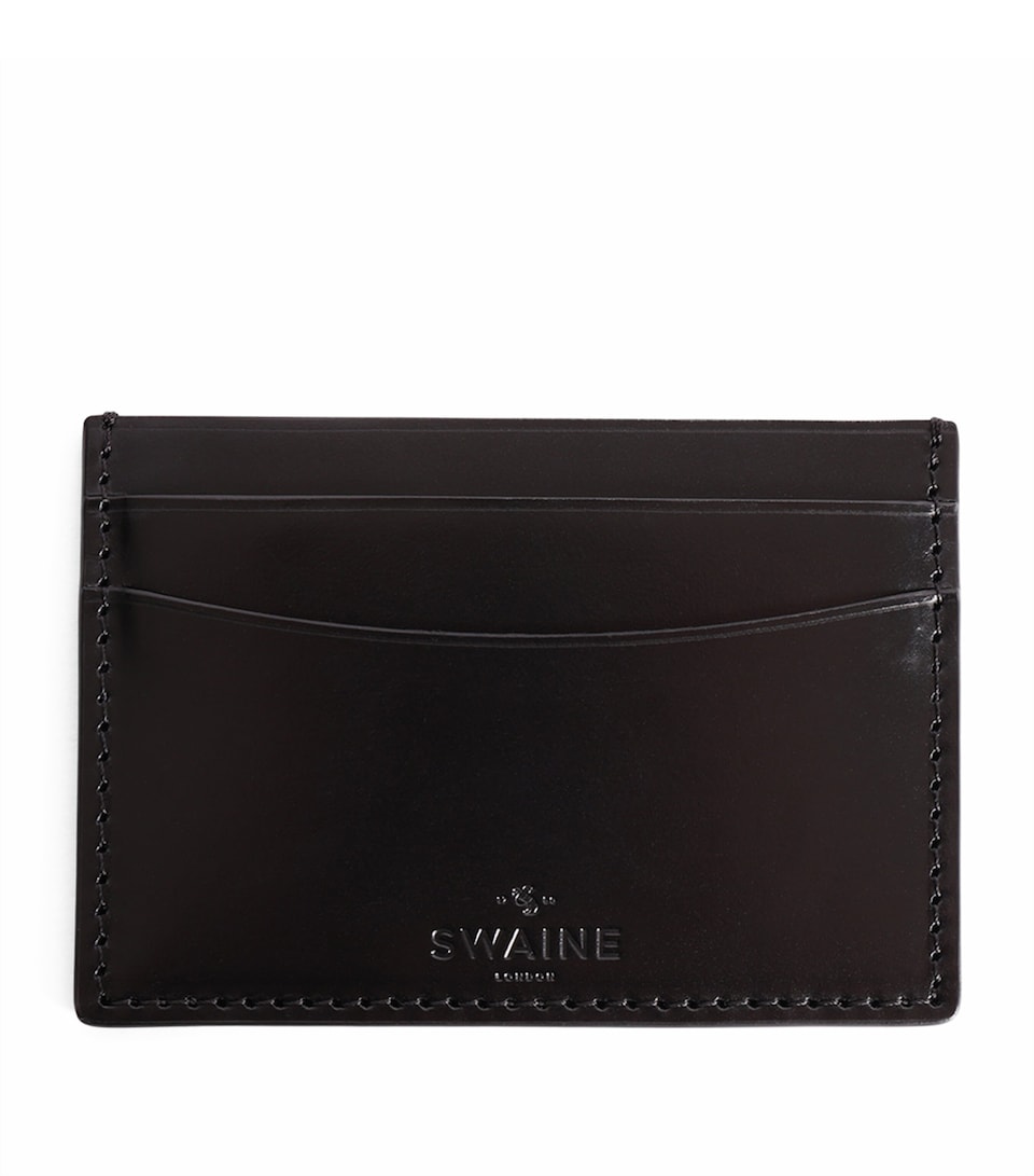 Swaine Leather Card Holder Black