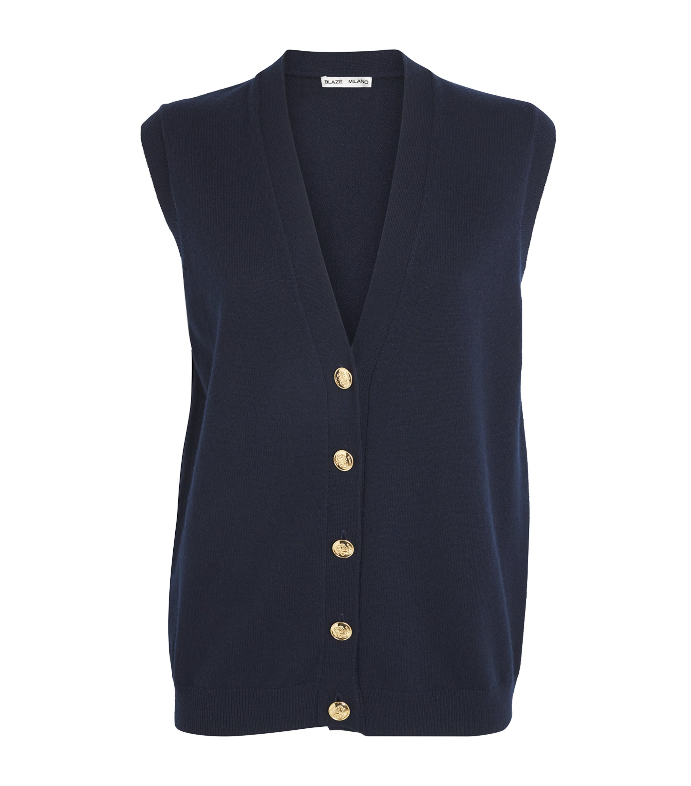 Wool-Cashmere Highland Gilet
