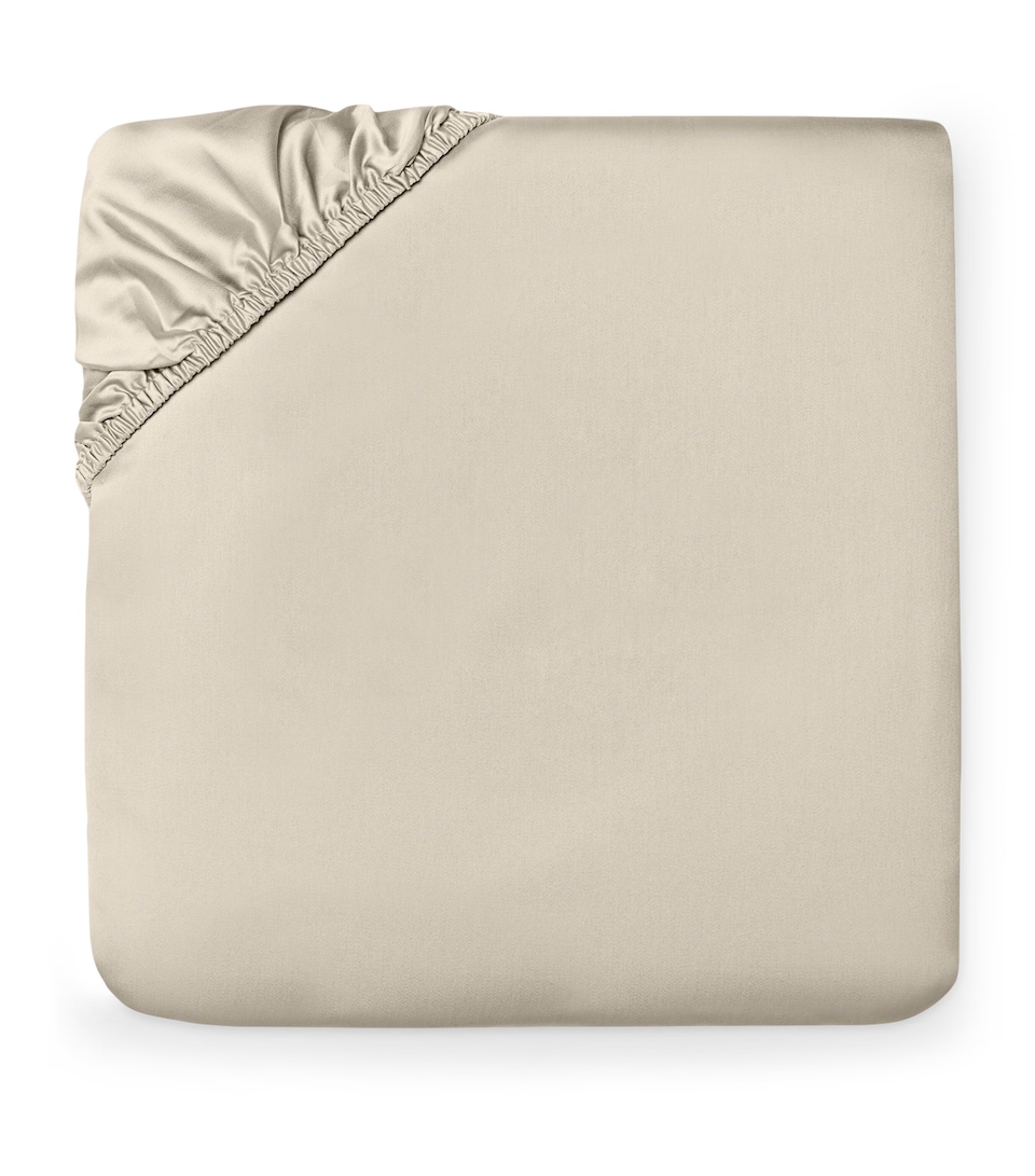 Pratesi Lucente Super King Fitted Sheet (150cm x 200cm) Beige