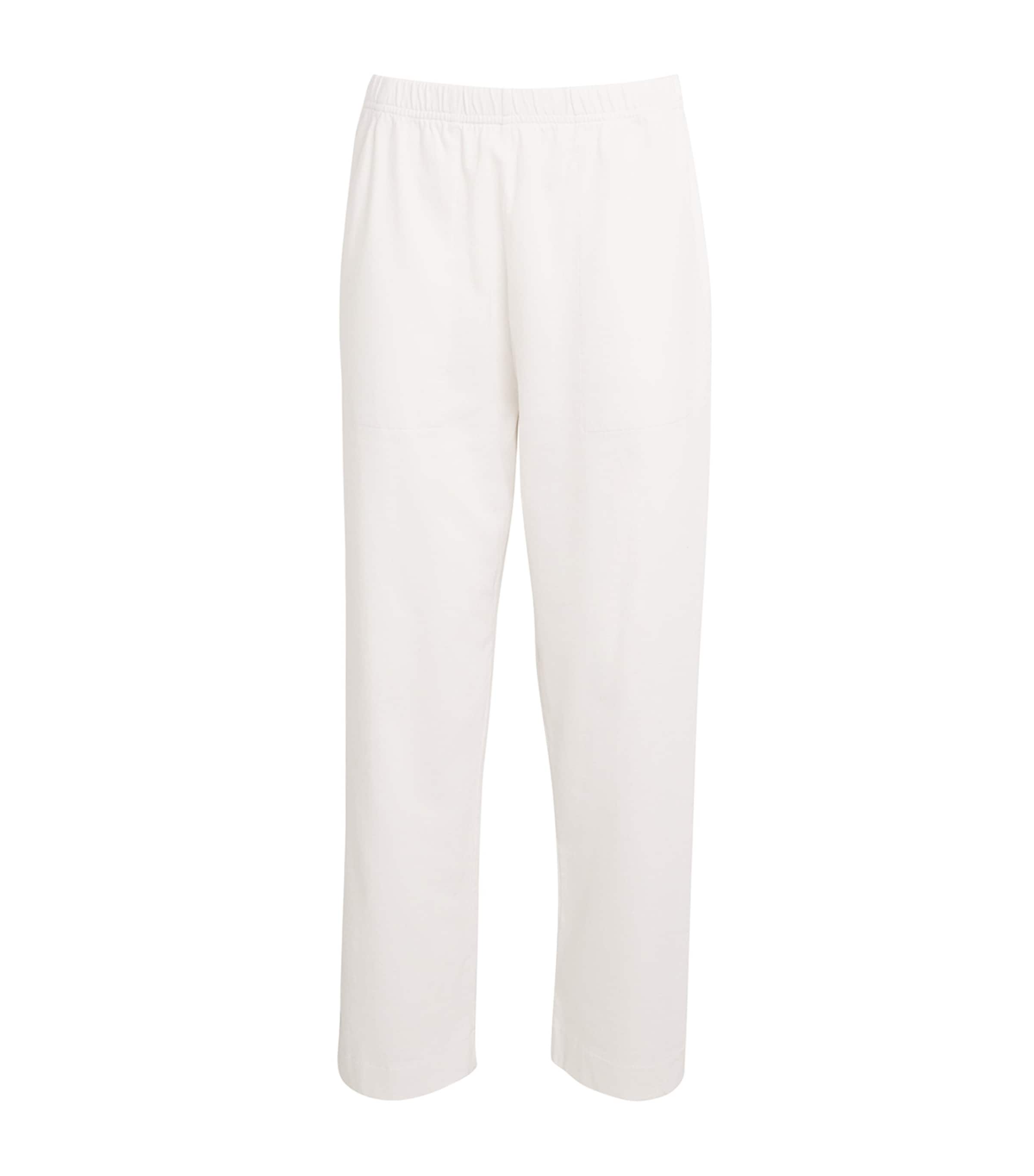 Cotton Straight Trousers