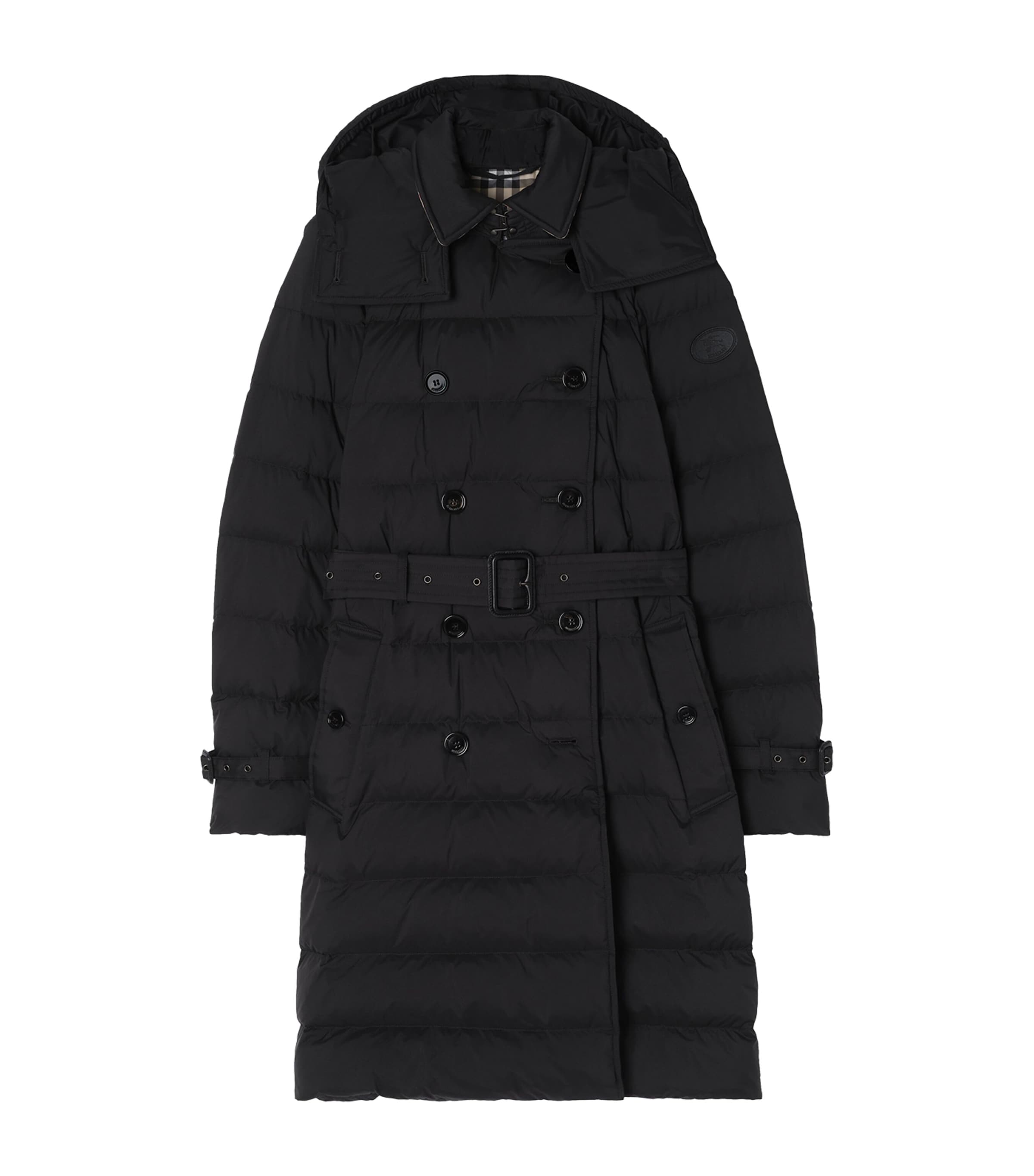 Burberry Womens Down Puffer Coat Black