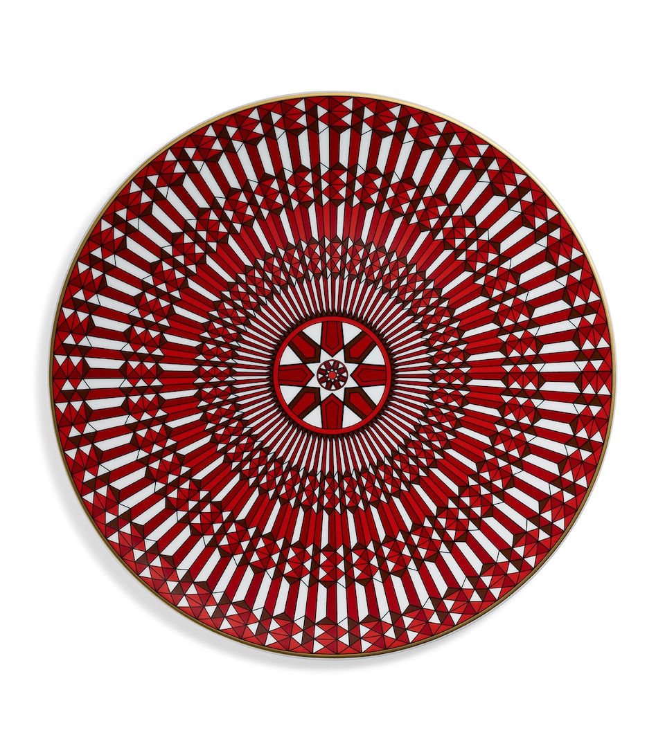 Arcadia Red Show Plate (31cm)