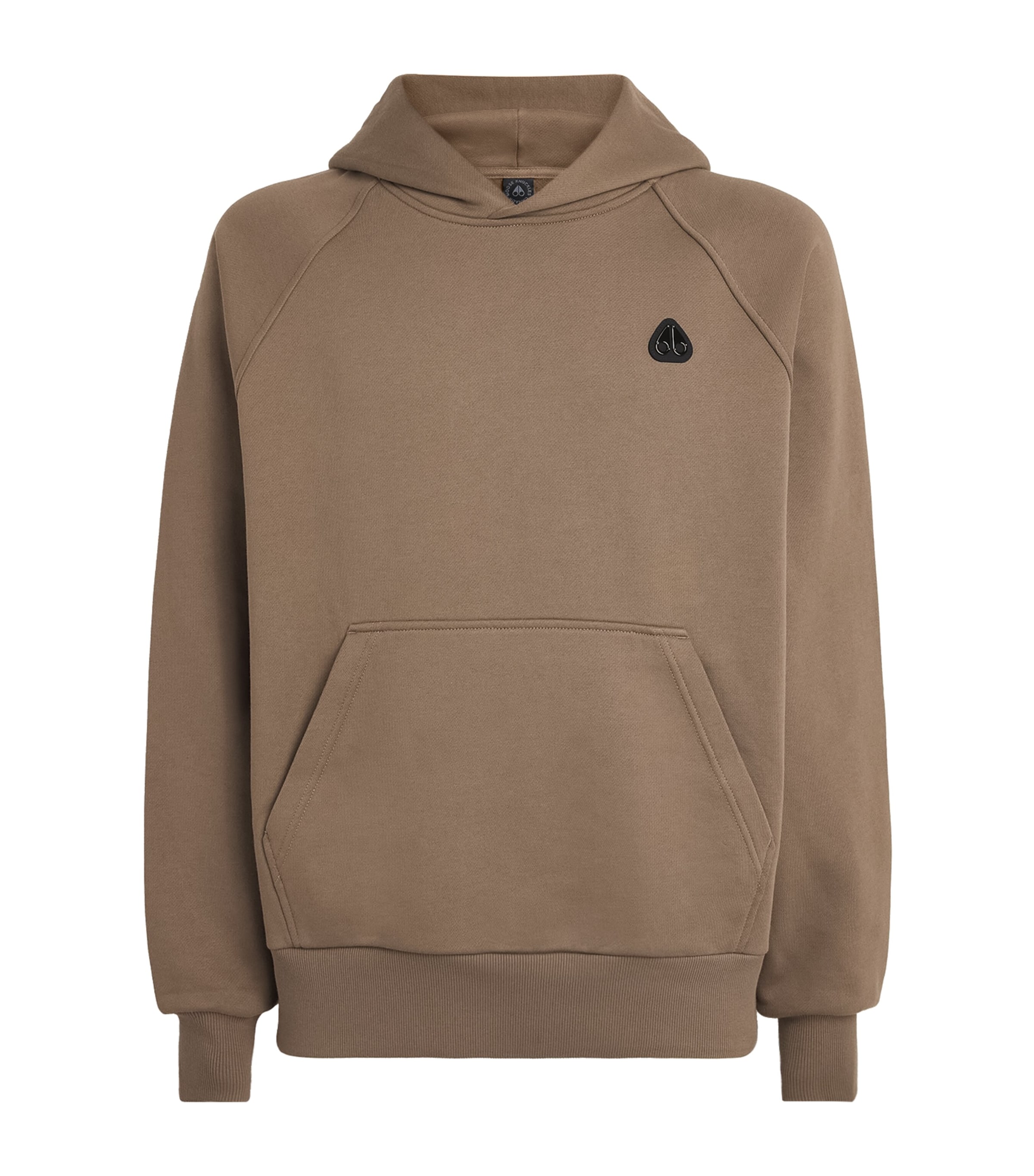 Moose Knuckles Mens Logo Yul Hoodie Ashen