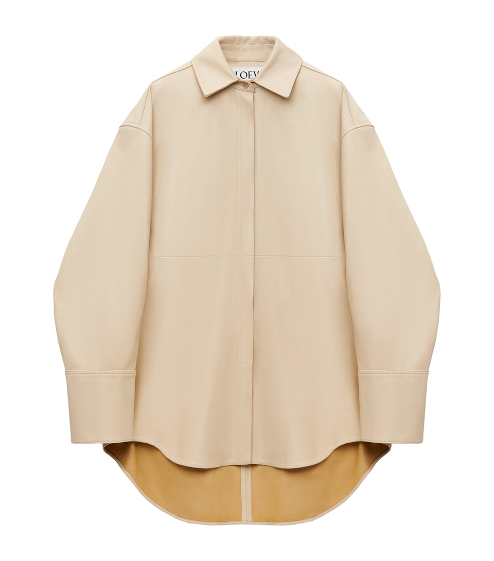 EXCLUSIVE Nappa Lambskin Silver Capsule Shirt