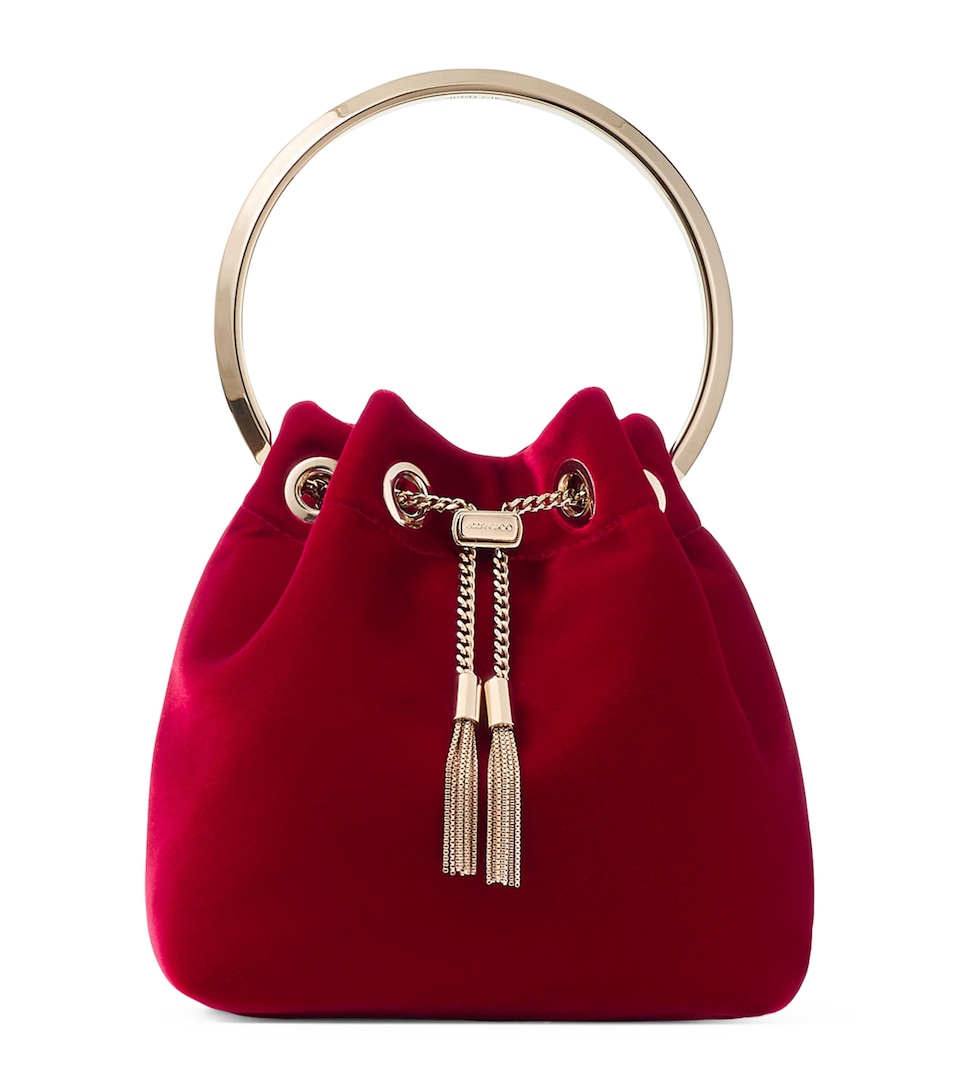 Bon Bon Velvet Bucket Bag