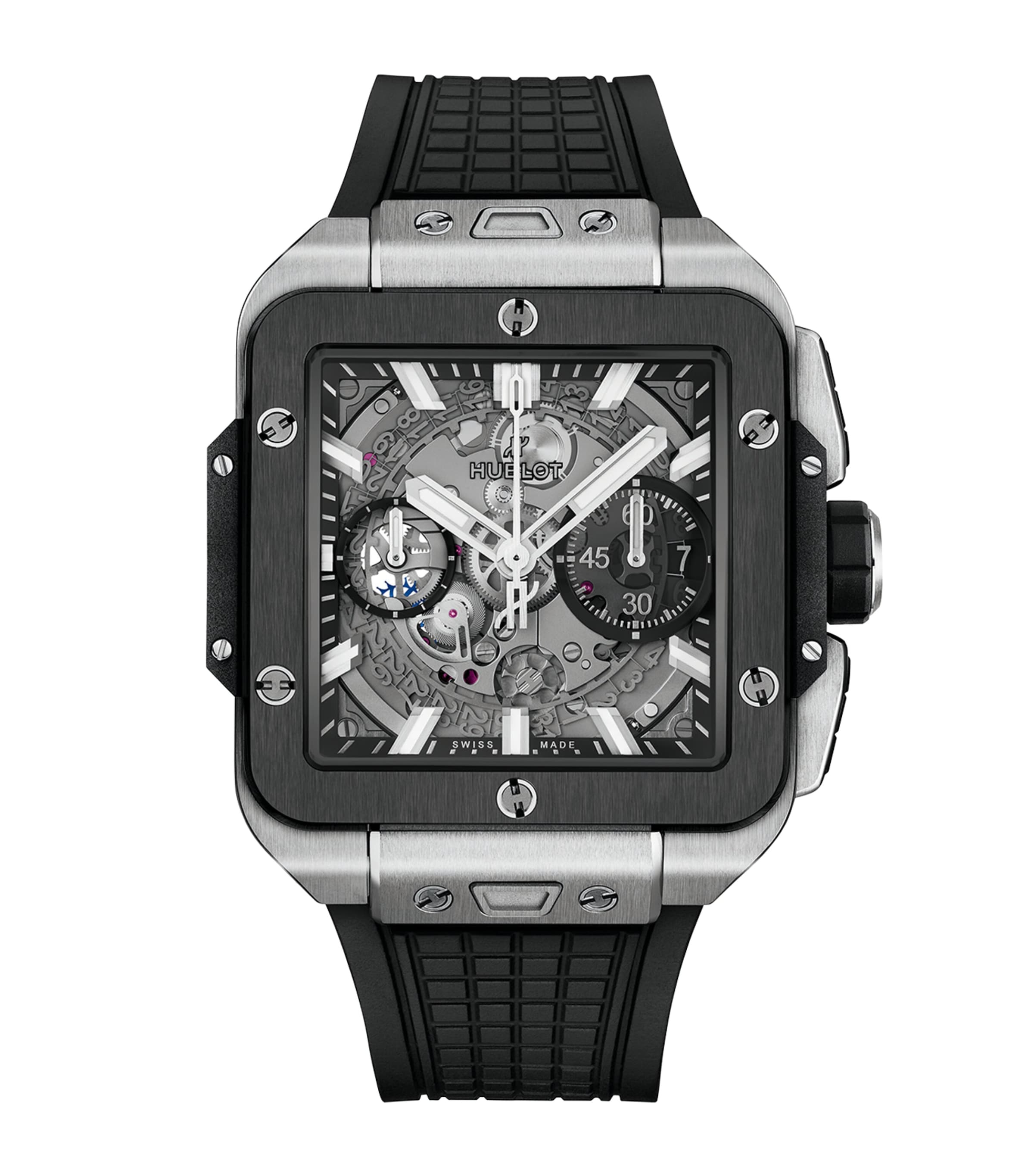 Titanium and Ceramic Square Bang Unico Watch 42mm
