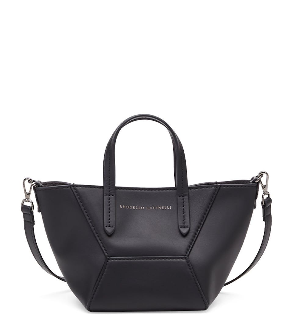 Mini Calfskin BC Duo Tote Bag