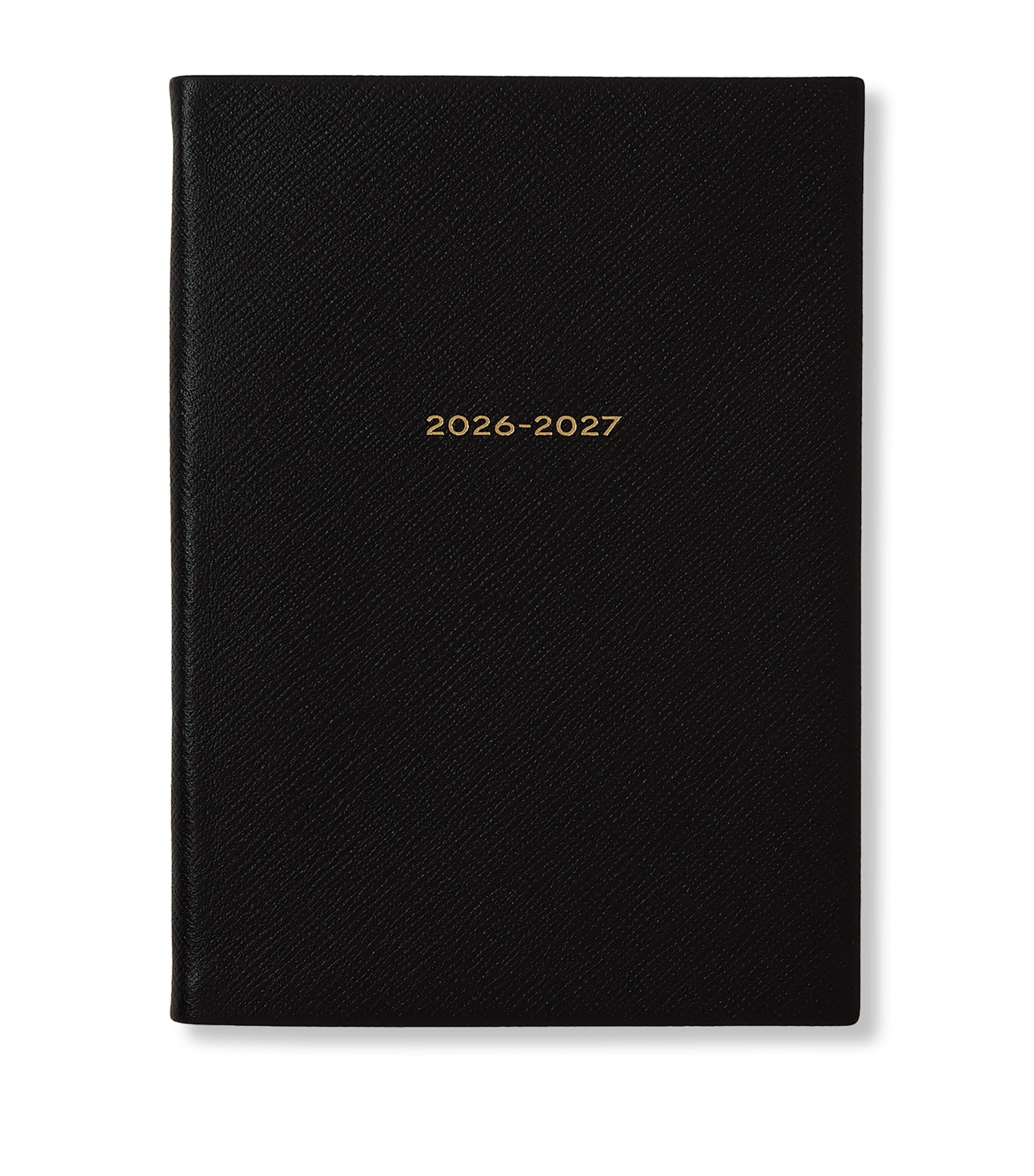 Smythson Leather Soho Panama 2026/27 Diary Black