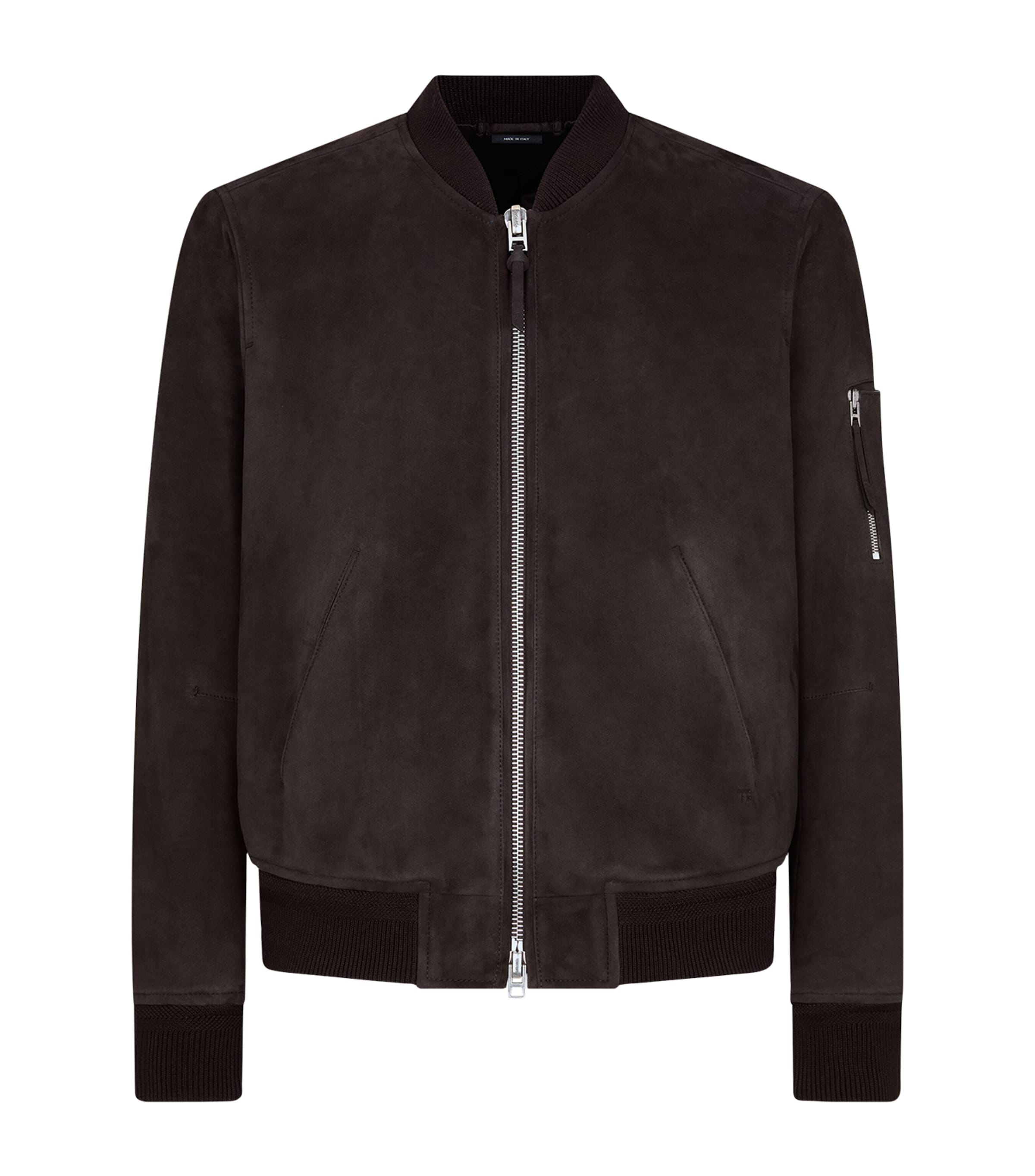 Leather Bomber Jacket
