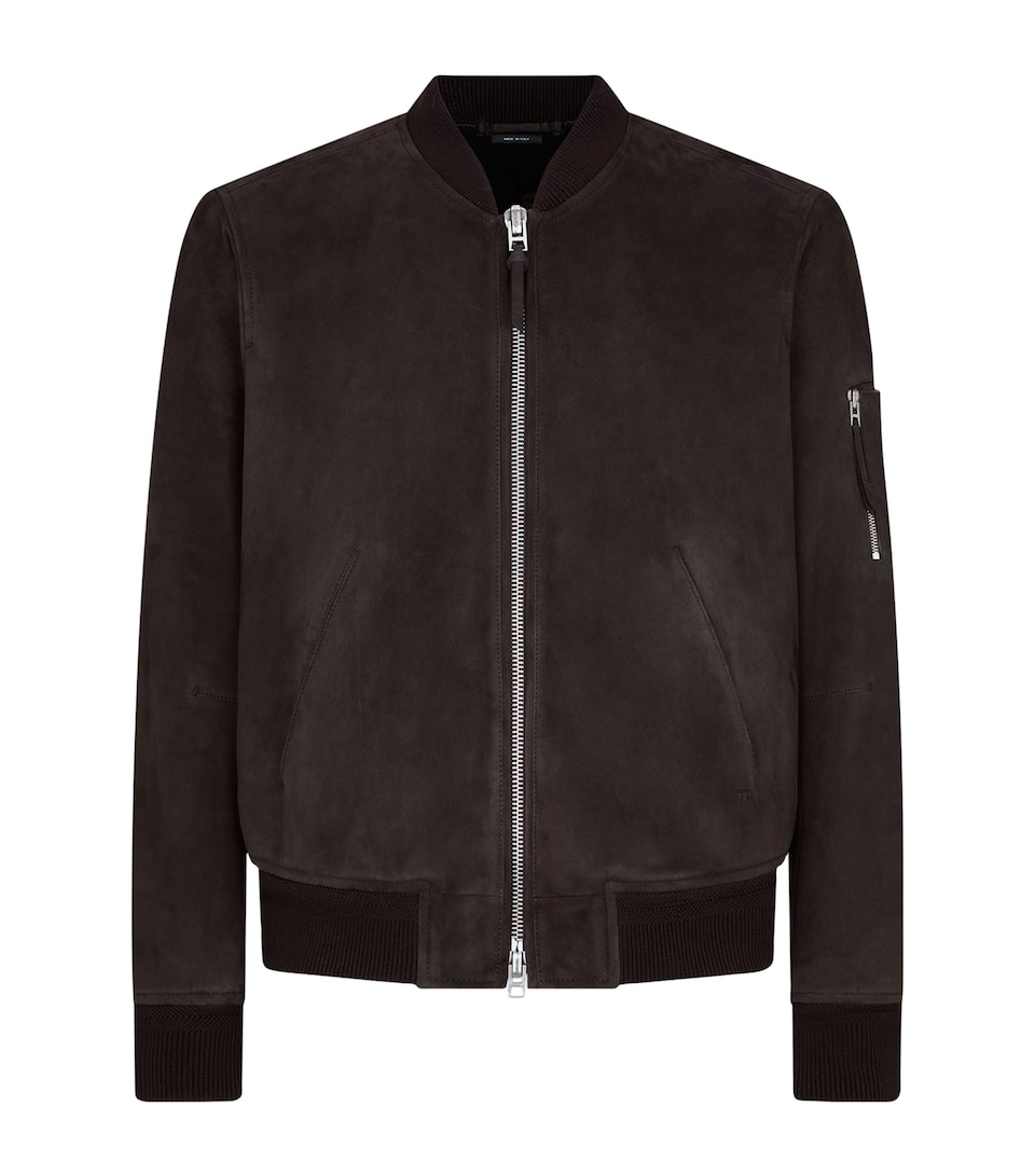 Leather Bomber Jacket