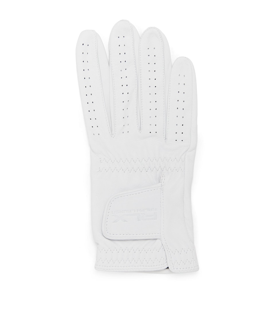 RLX Ralph Lauren Leather Golfing Right Glove White