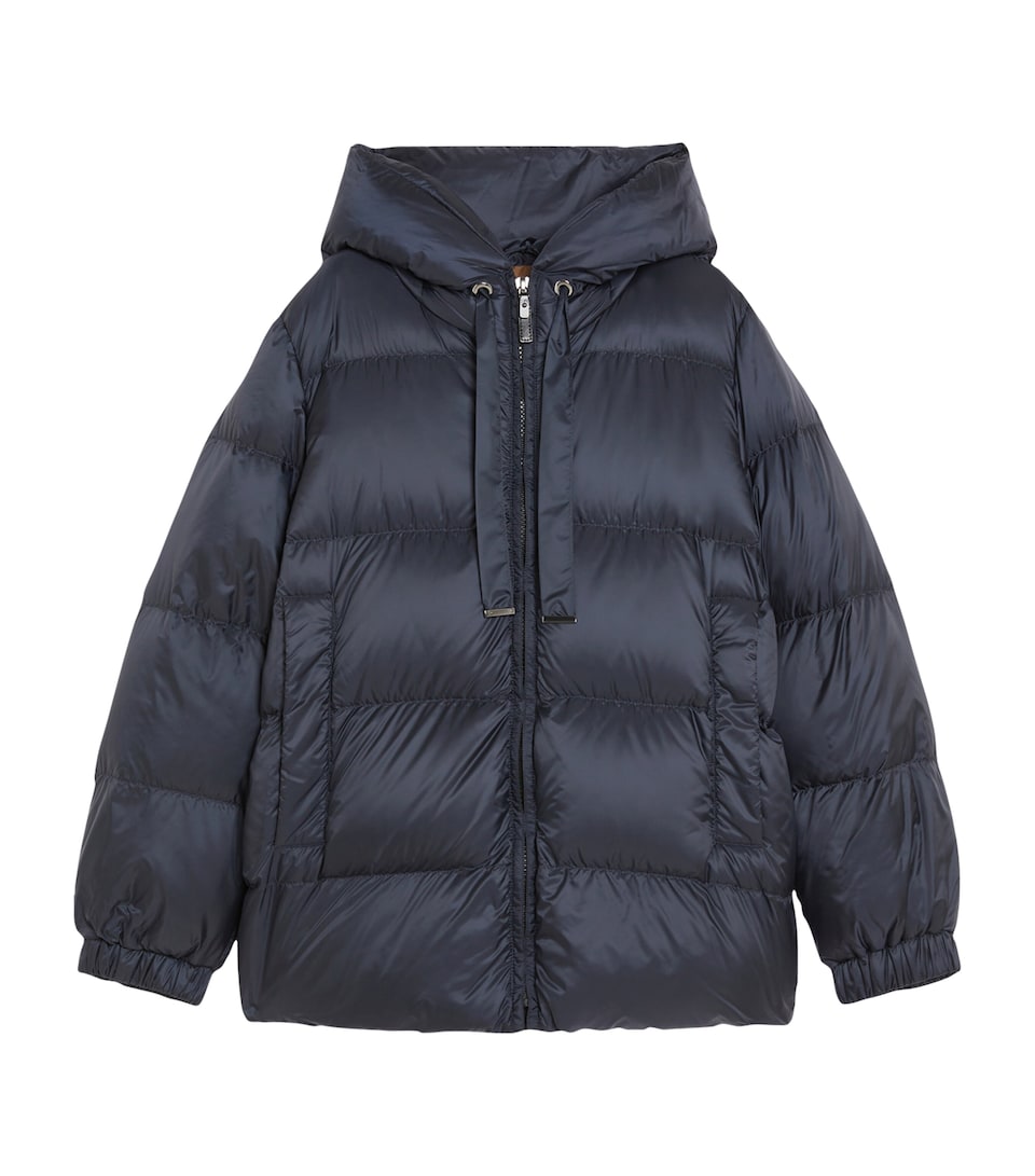 Max Mara Womens Quilted Seia Puffer Jacket Black