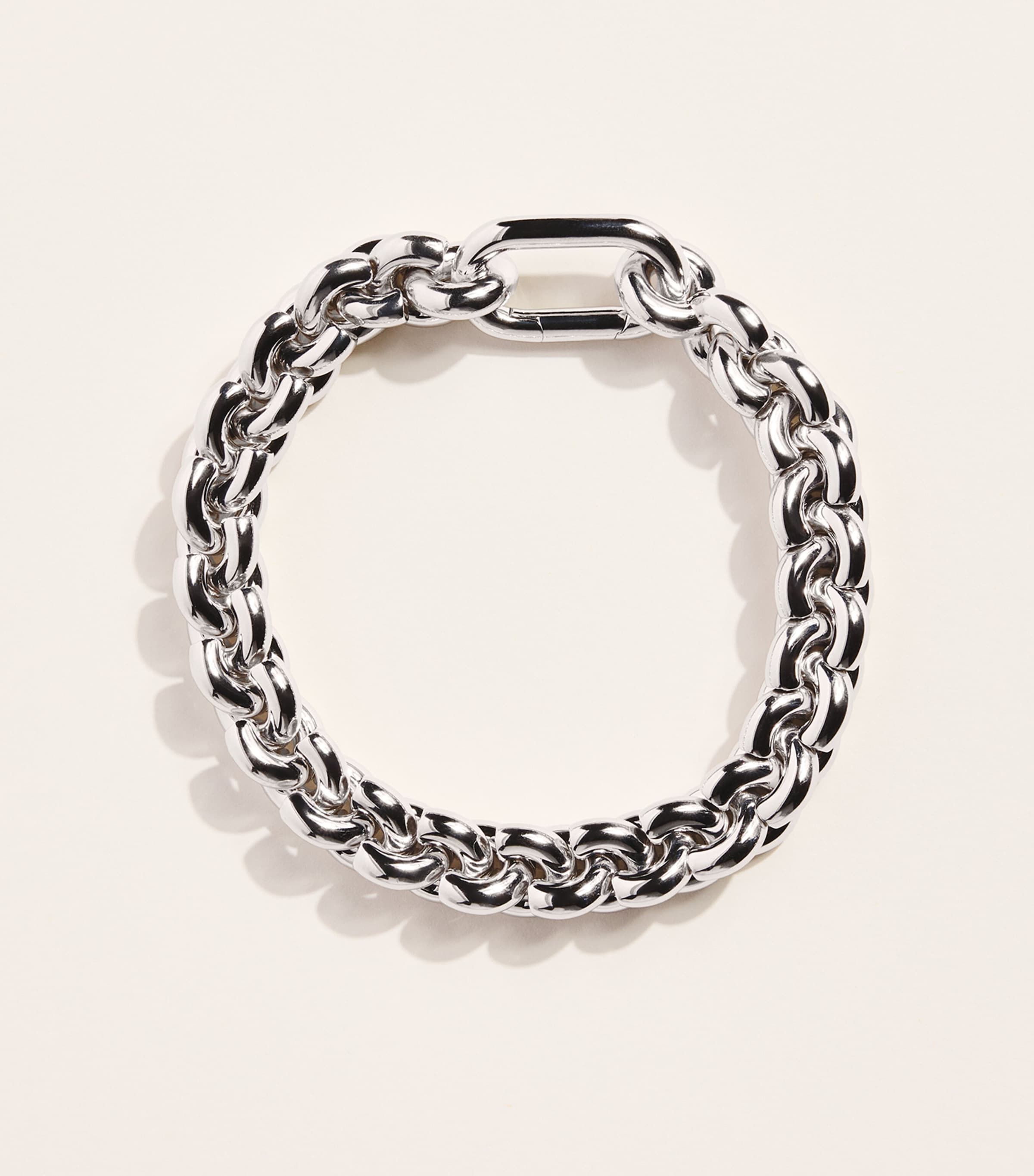 Tom Wood Rhodium-Plated Sterling Silver Sphere Bracelet