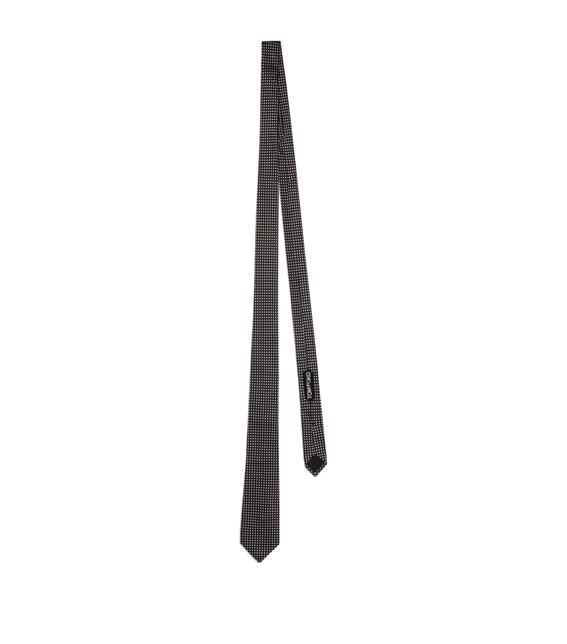 TOM FORD Mulberry Silk Jacquard Tie Naa