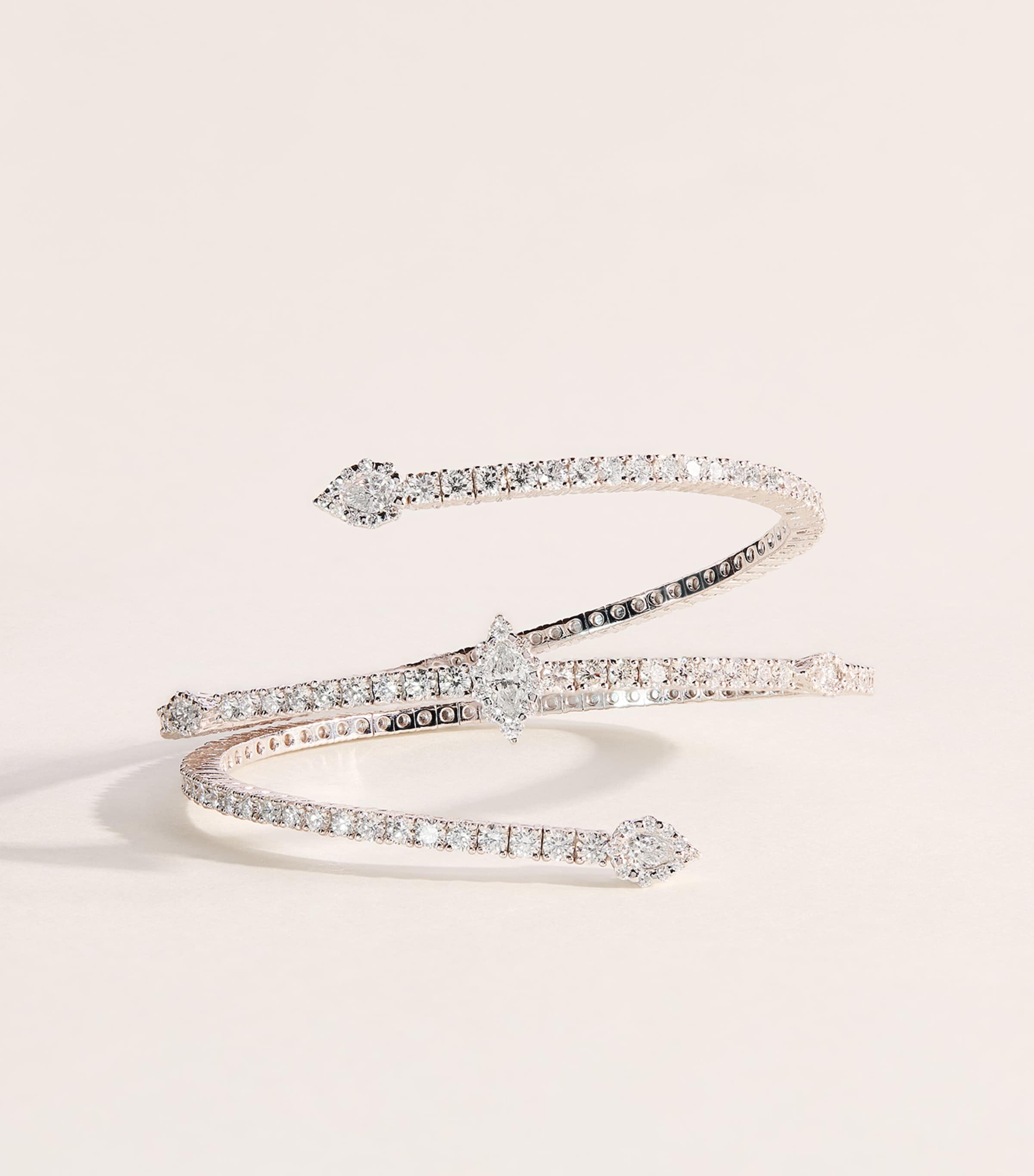 Yeprem White Gold and Diamond Y-Couture Bracelet White Gold