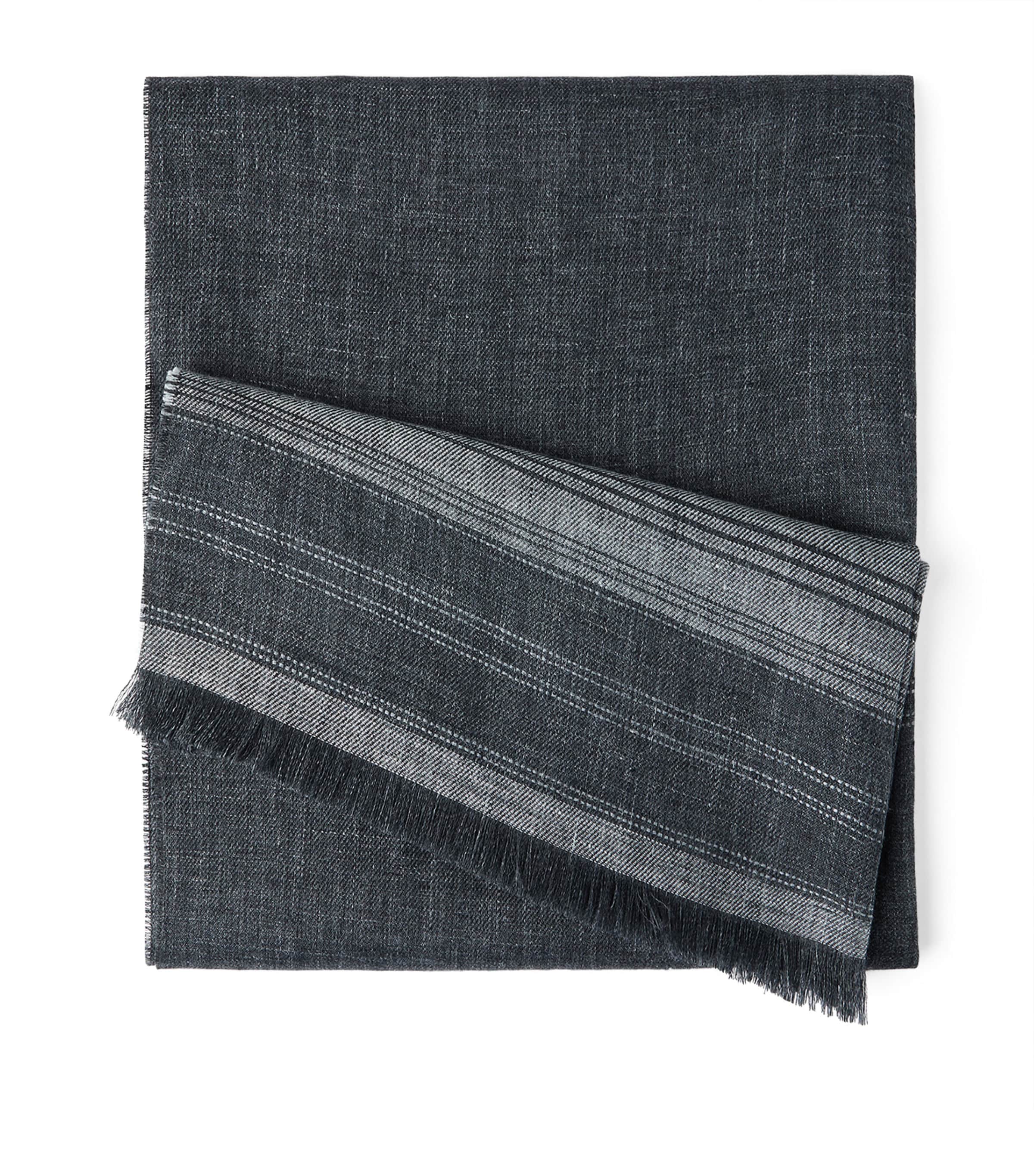 Linen Stripe Scarf