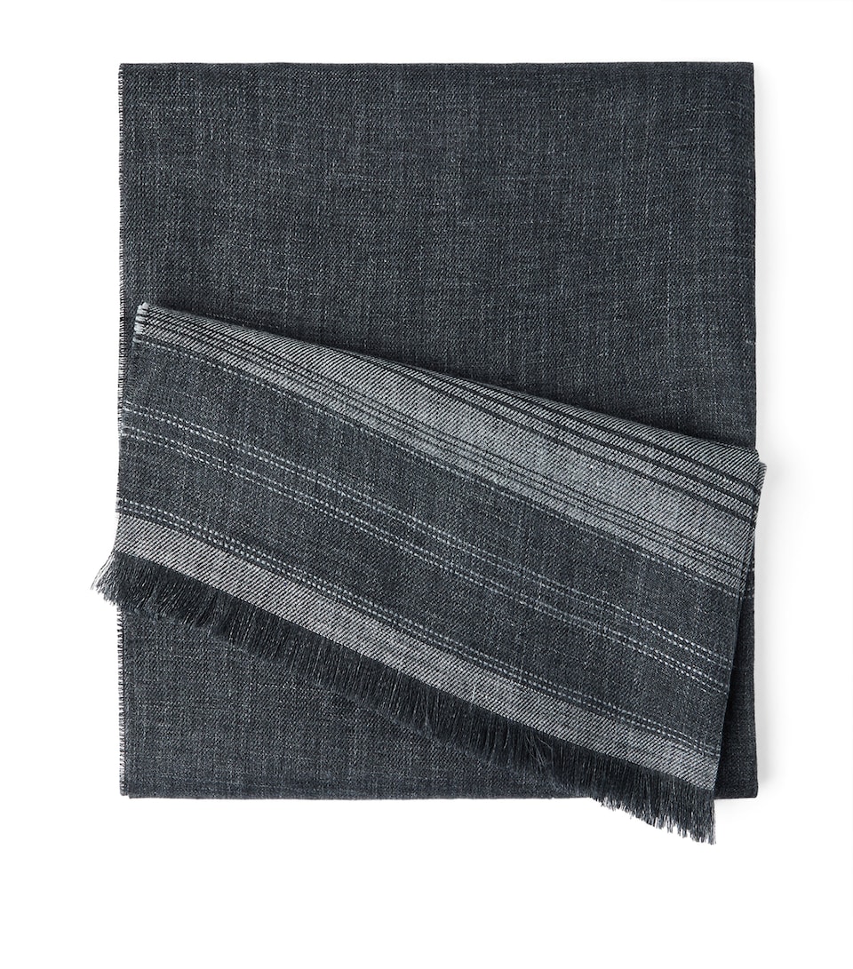 Linen Stripe Scarf