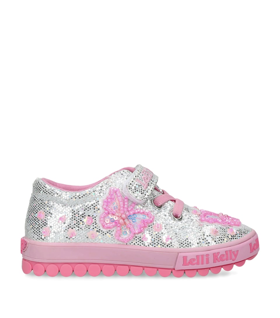 Lelli Kelly Glitter Sylvie Sneakers Silver Com