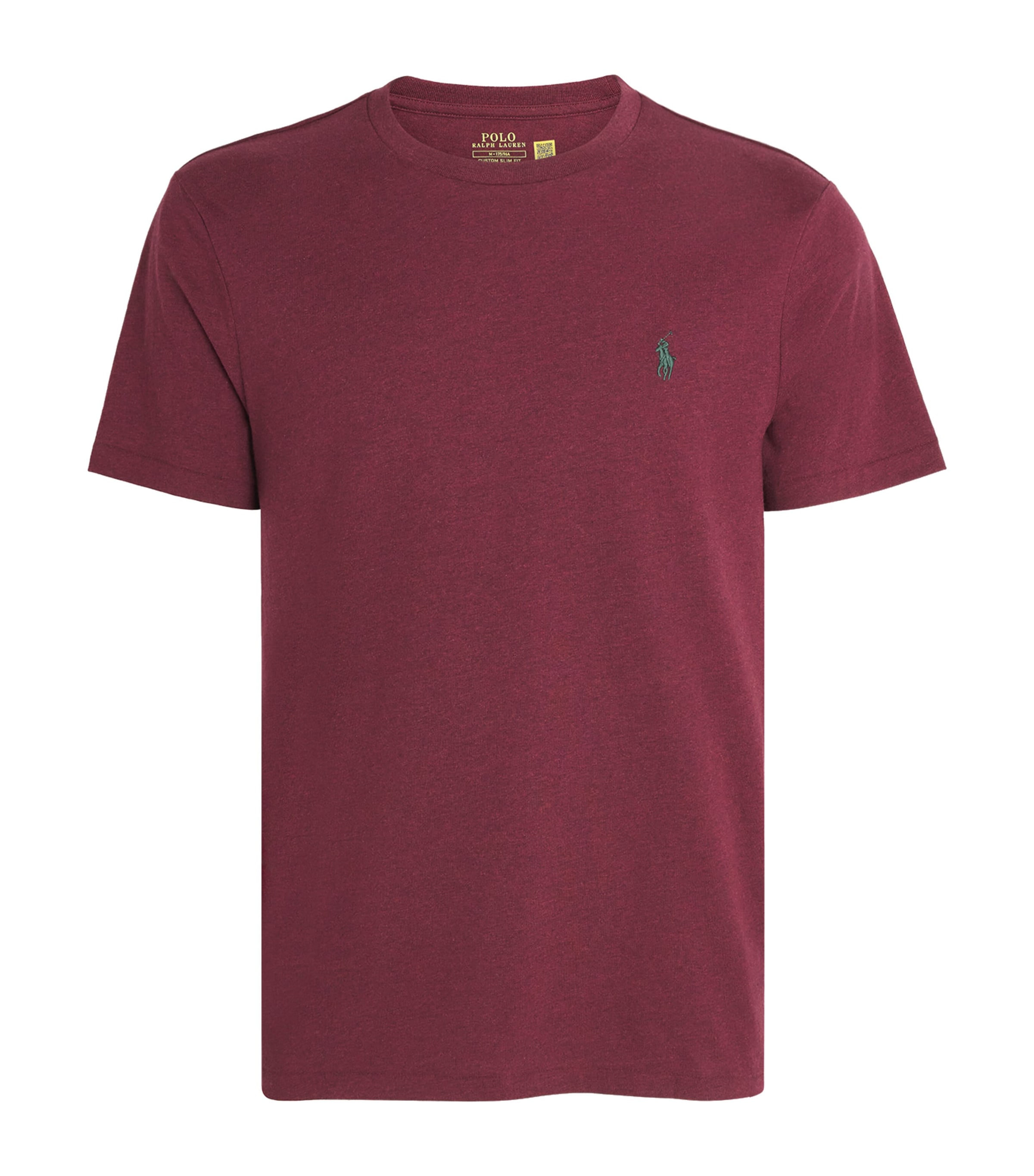 Polo Ralph Lauren Mens Cotton Custom Slim-Fit T-Shirt Sprng Wn Hther