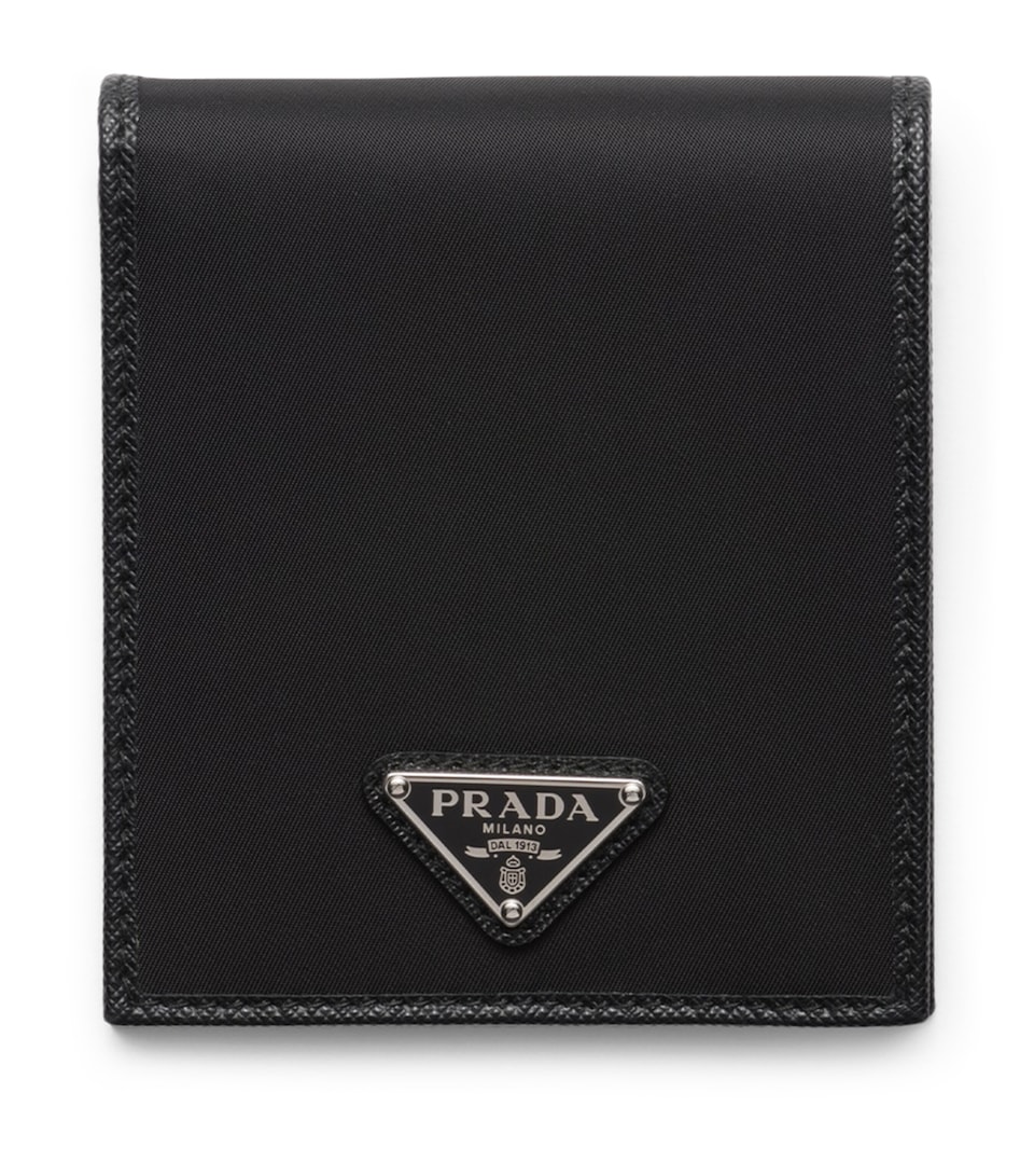 Re-Nylon Saffiano Wallet