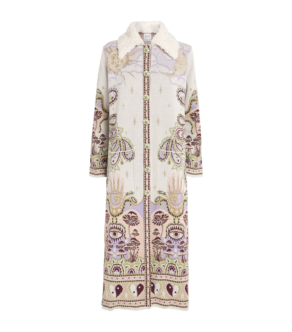 Jacquard Written In The Stars Coat