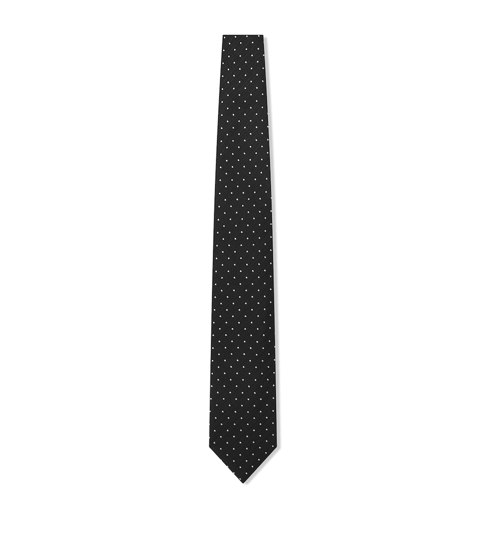 Silk Polka Dot Tie
