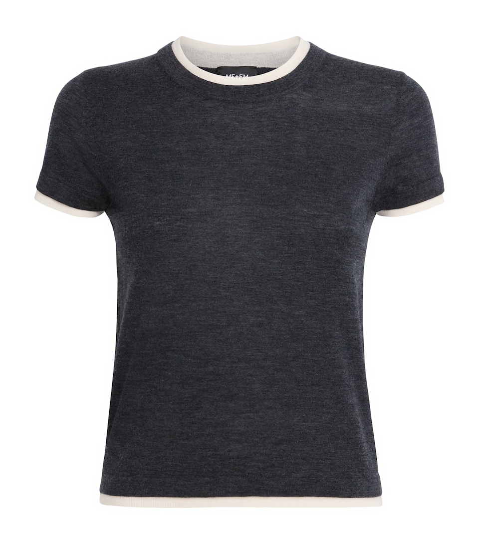 Merino Wool-Cashmere Barely There T-Shirt