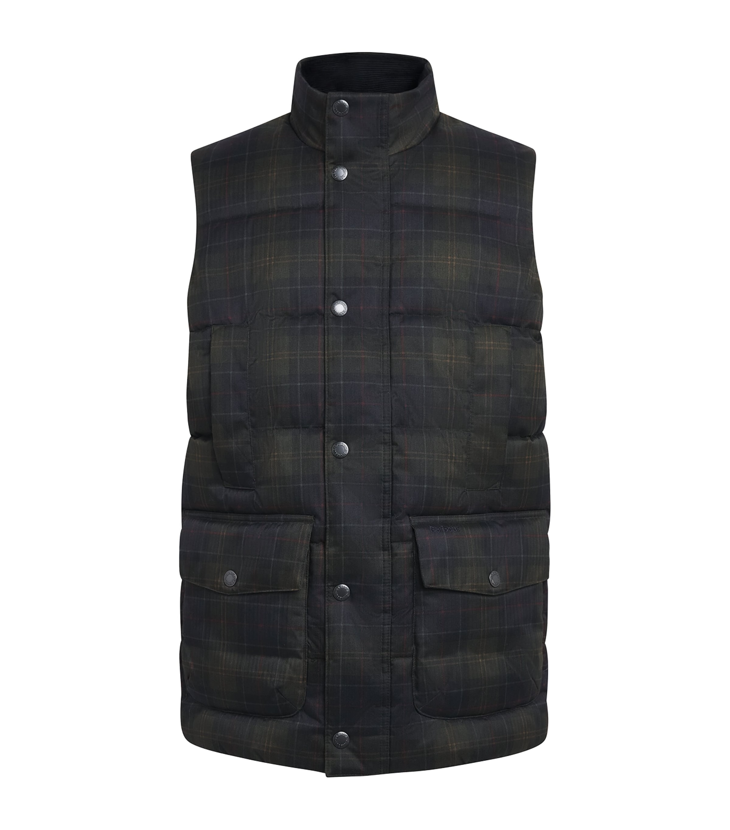 Barbour Mens Tartan Lonnen Gilet Shadow Classic Trtn