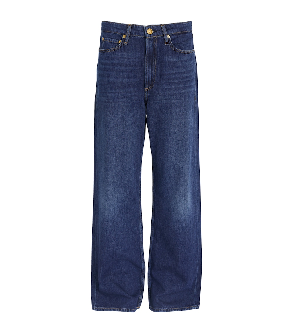 Logan Mid-Rise Wide-Leg Jeans