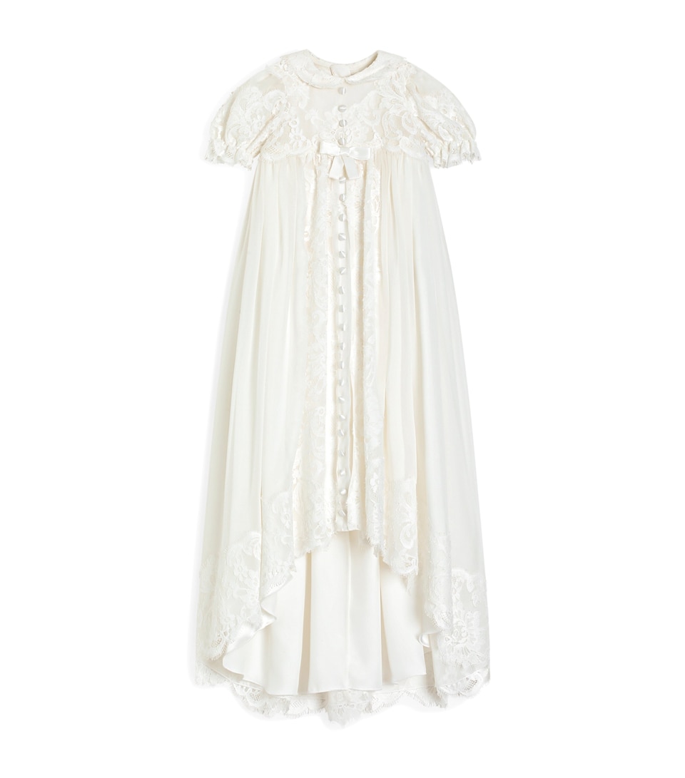 Dolce&Gabbana Kids Silk Dress and Bloomers Set (3-12 Months) Combined Col