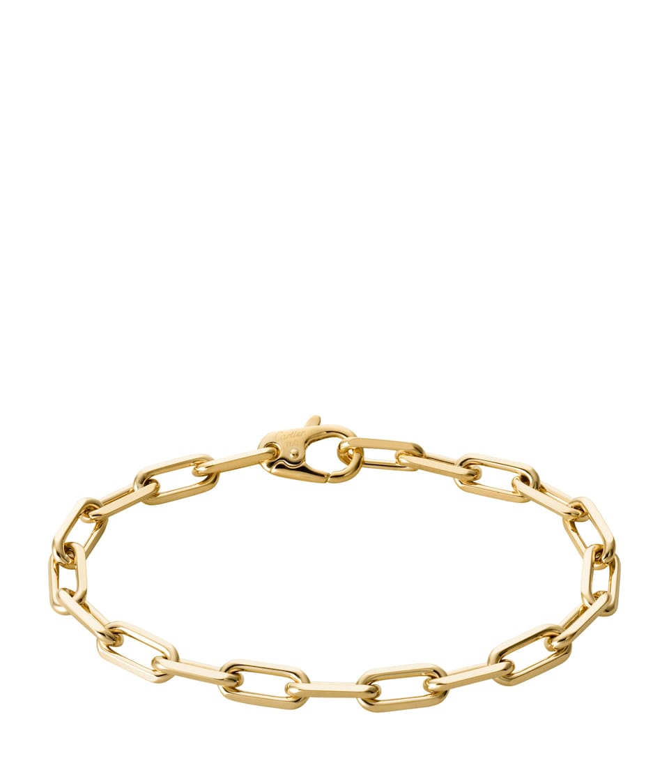 Medium Yellow Gold Santos de Cartier Chain Bracelet