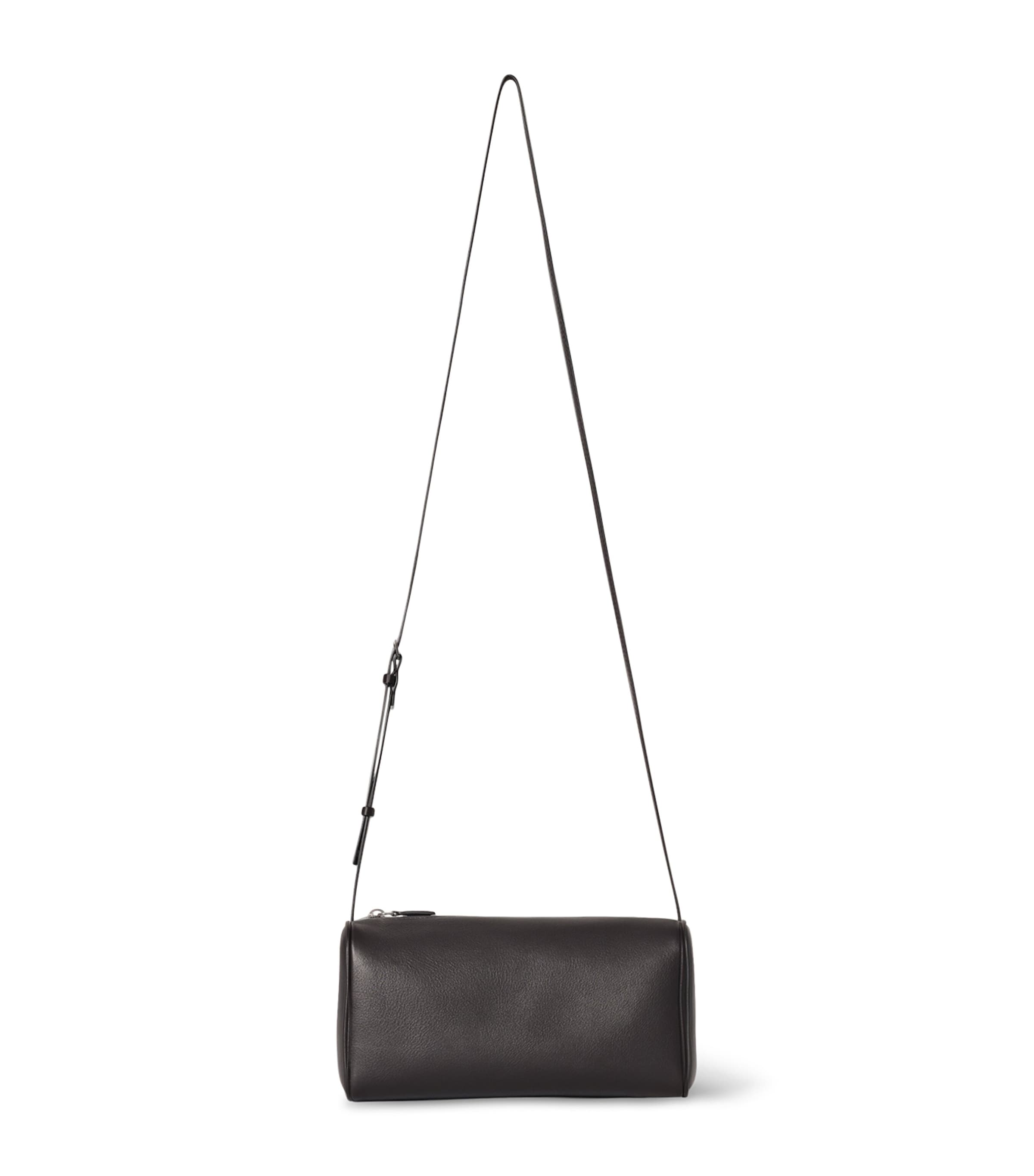 The Row 90s Leather Cross-Body Bag Black Ans