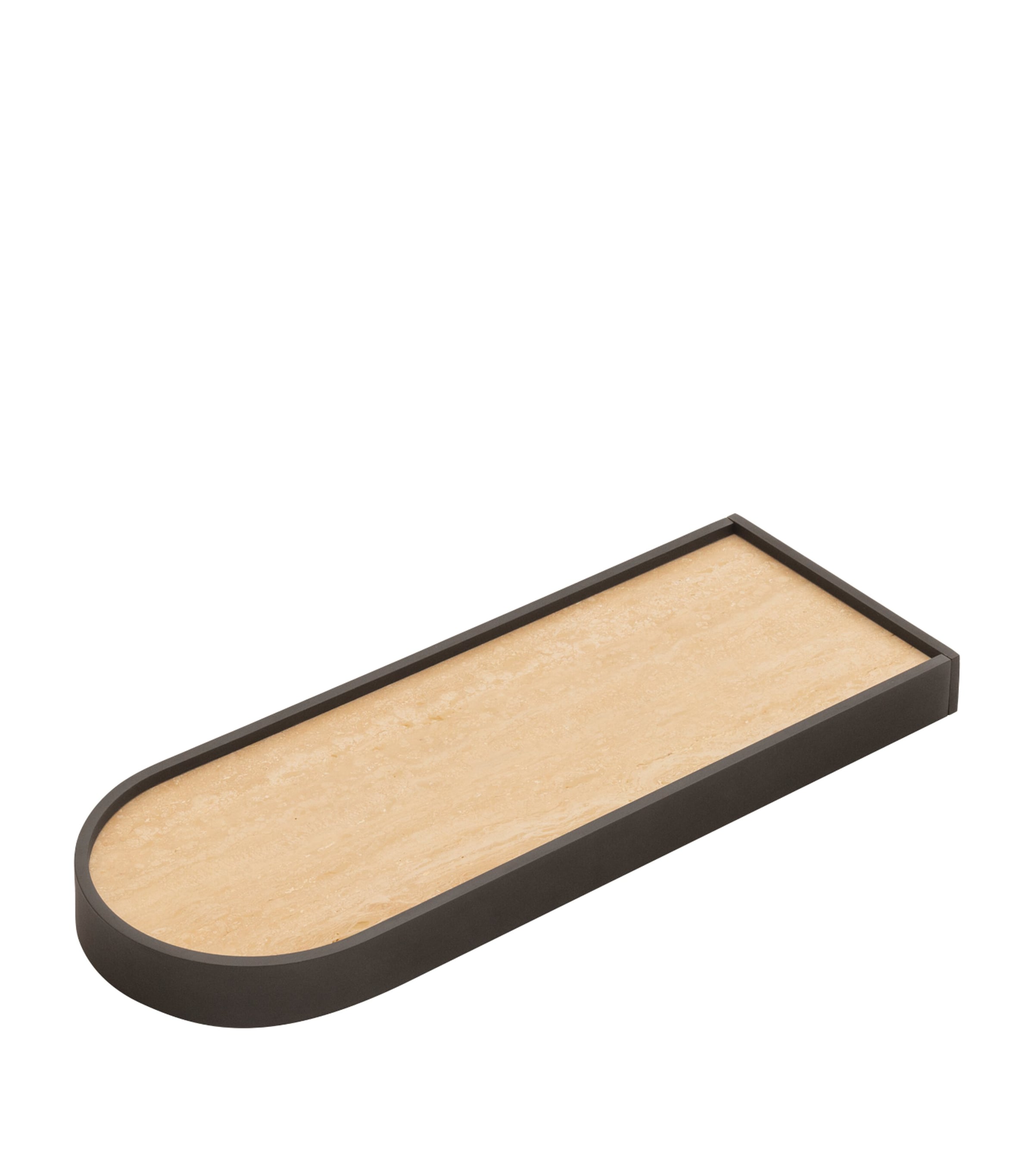Giobagnara Long Marble-Effect Nobble Valet Tray Travotino Classic