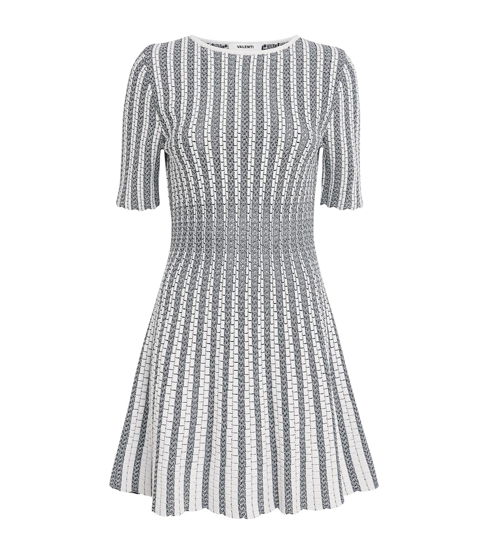 Knitted Stripe Mini Dress