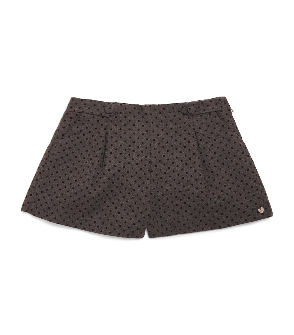 Tartine et Chocolat Wool-Blend Polka-Dot Shorts (2-14 Years)