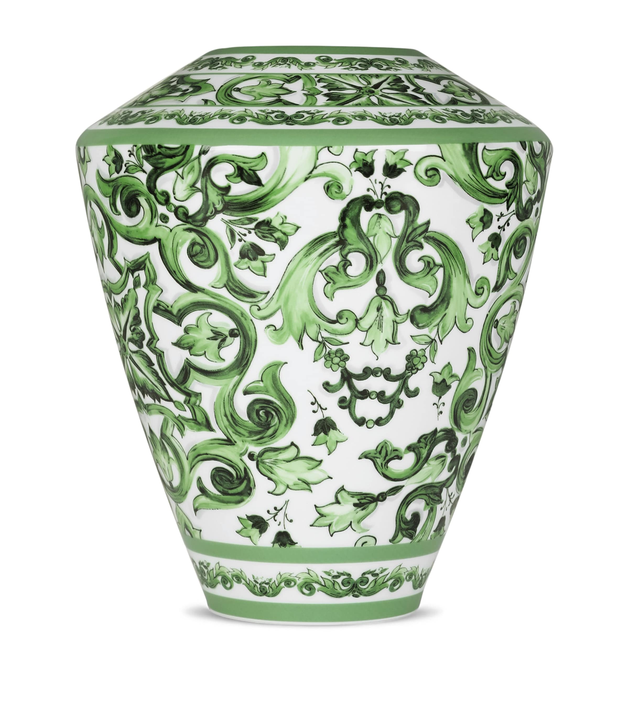 Dolce&Gabbana Casa Large Porcelain Amphora Vase (29cm) Maiolica Verde