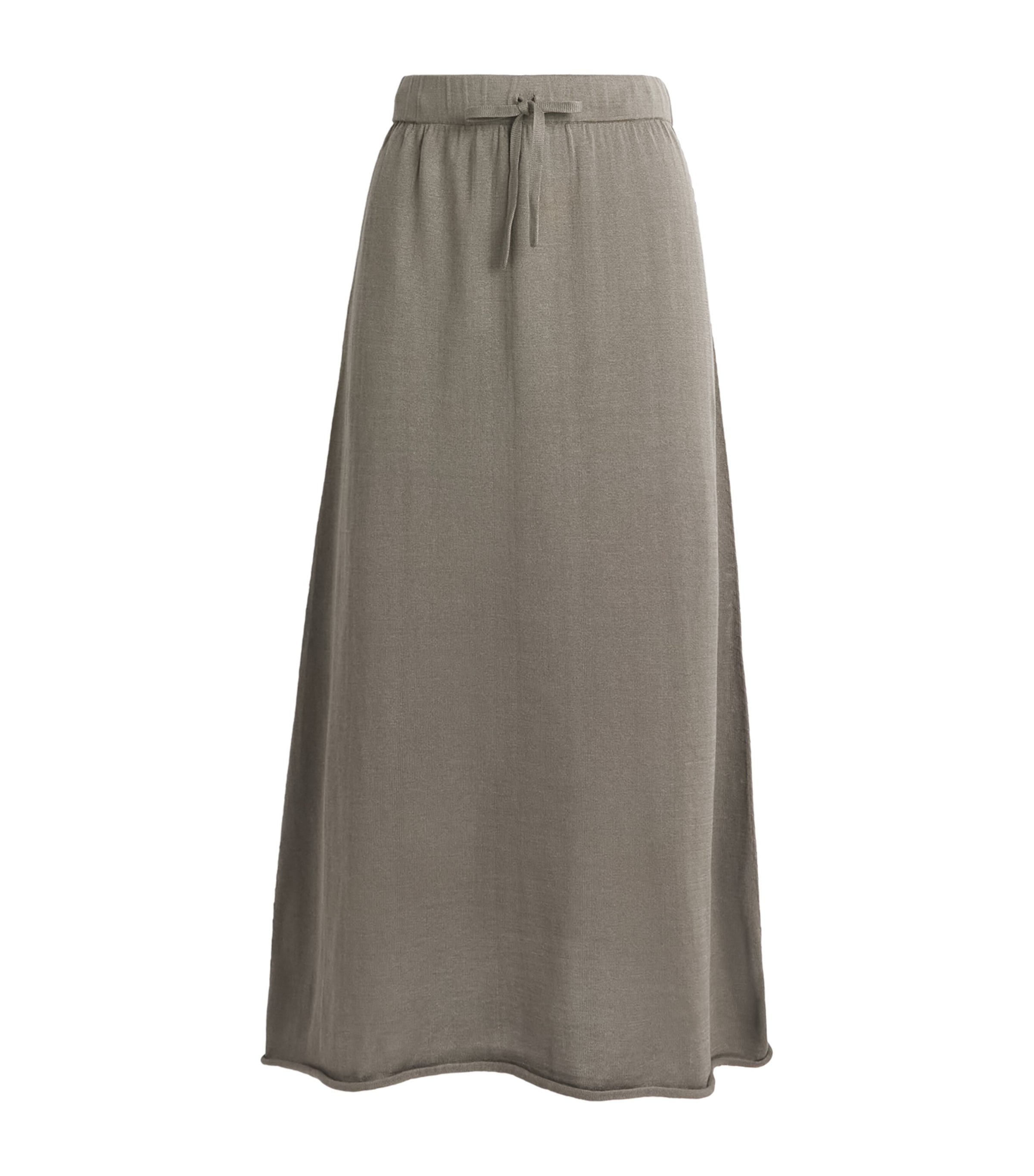 Lauren Manoogian Womens Pima Cotton Veil Midi Skirt Rock
