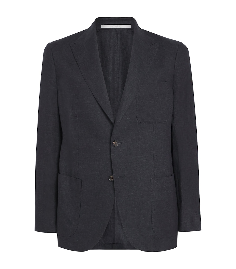 x Harrods Linen Blazer