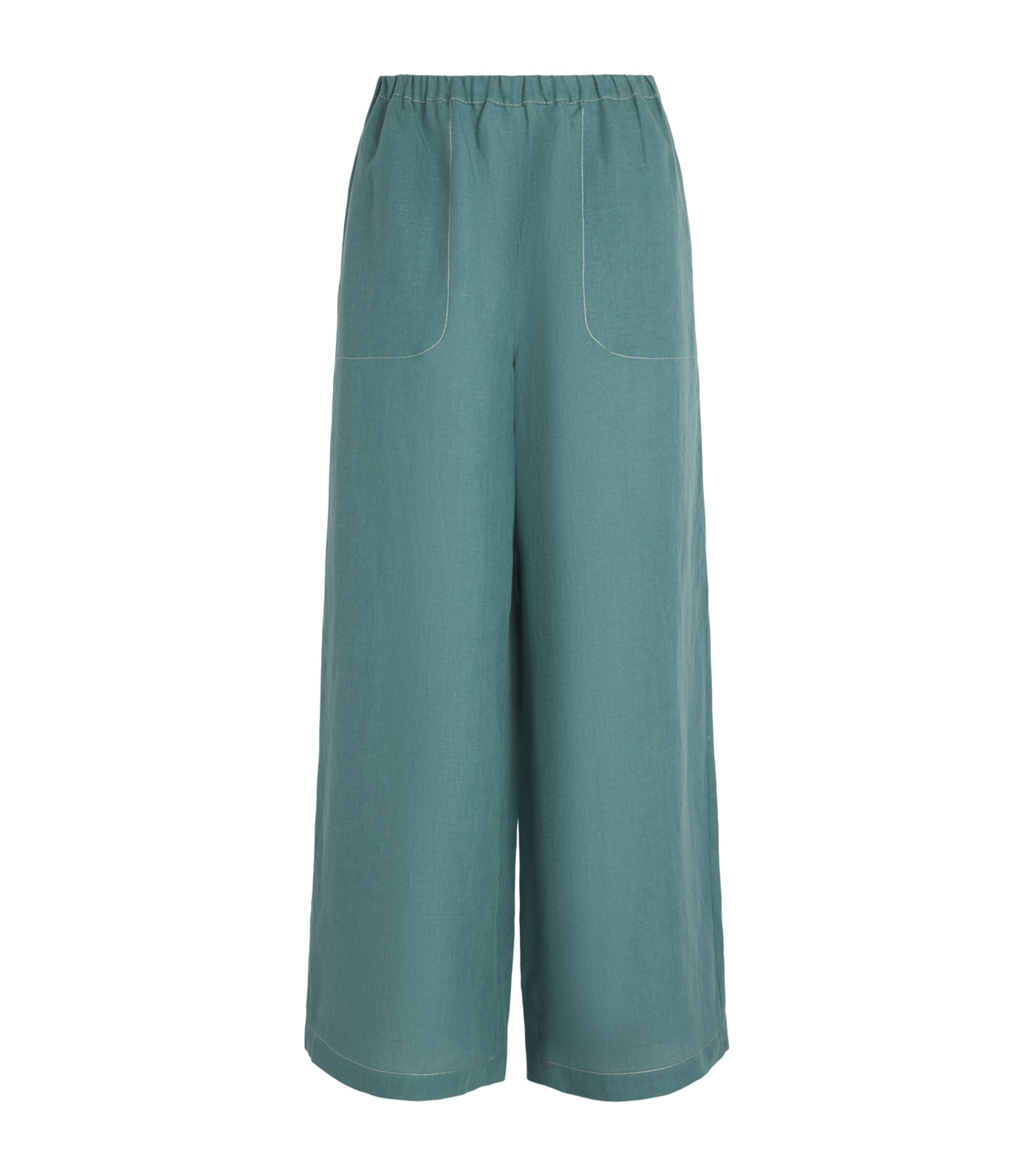 Eres Womens Linen Eblouissant Trousers Menthol
