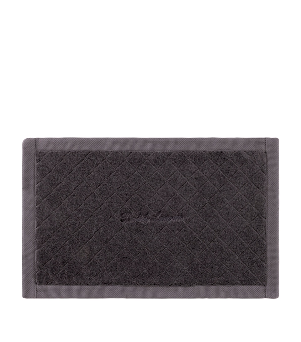 Ralph Lauren Home Dulaney Bath Mat (50cm x 80cm) Graphite