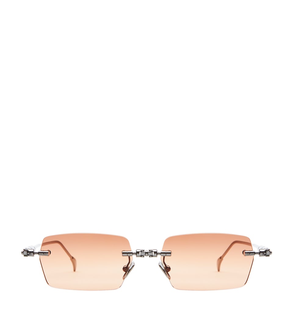Kuboraum Metal Mask H61 Sunglasses Grad Brwn Orng