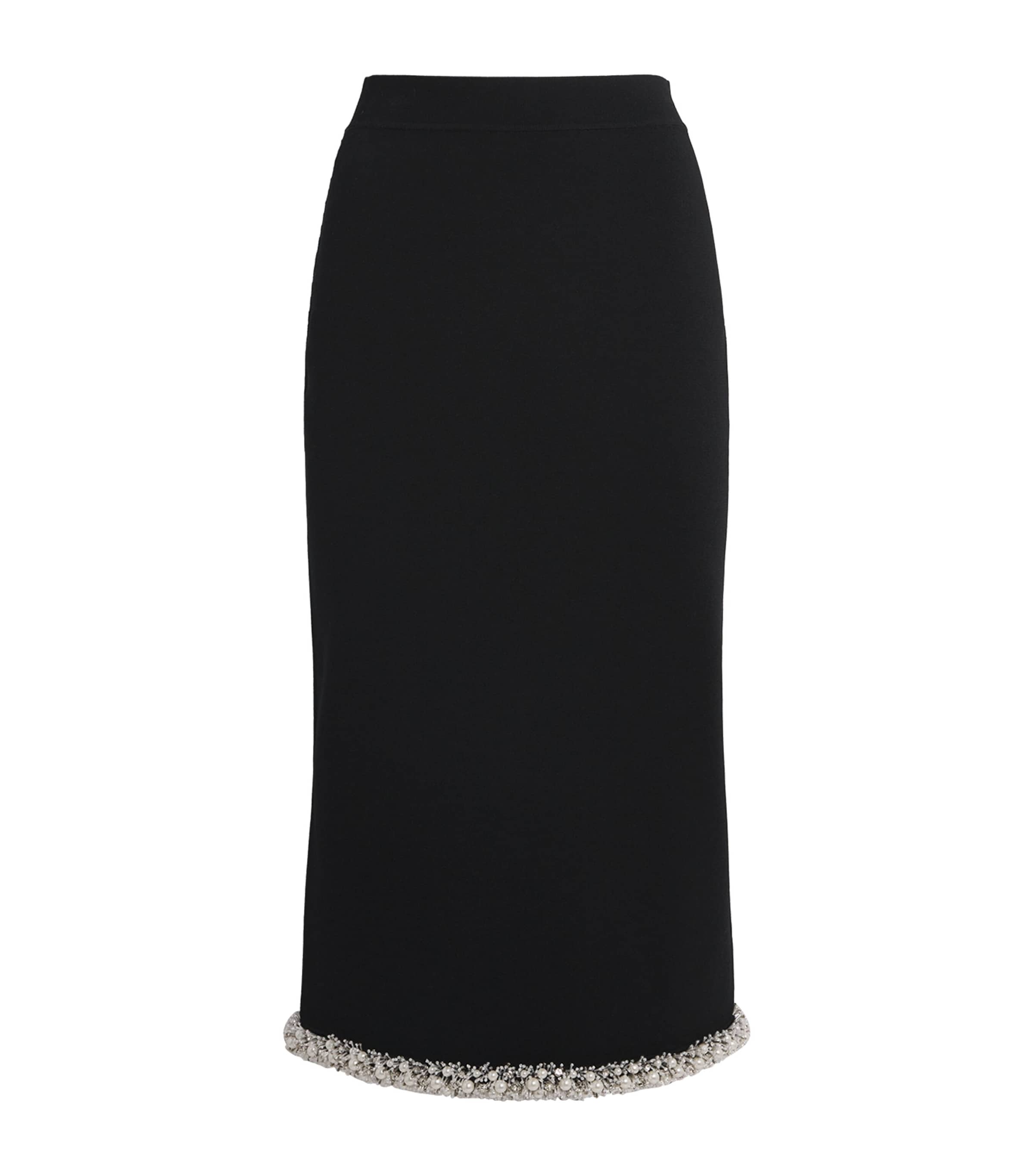 Embellished-Trim Idina Midi Skirt