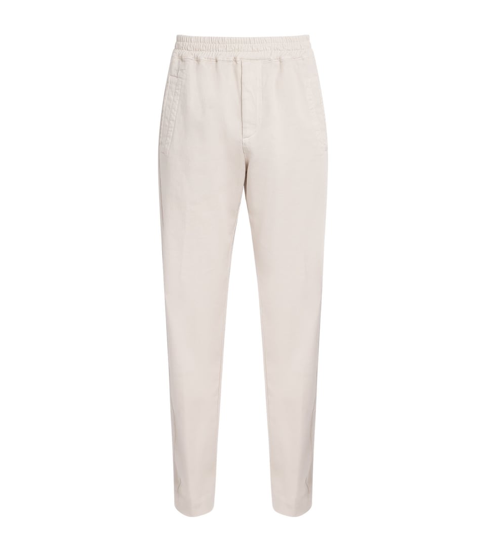 Stretch-Cotton Elasticated Trousers