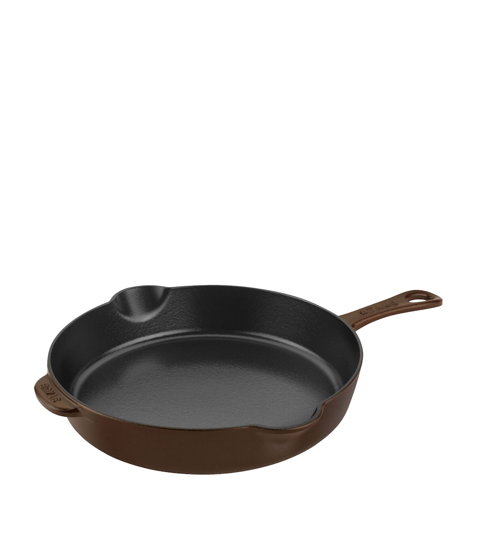Staub Round Frying Pan (28cm) Brown