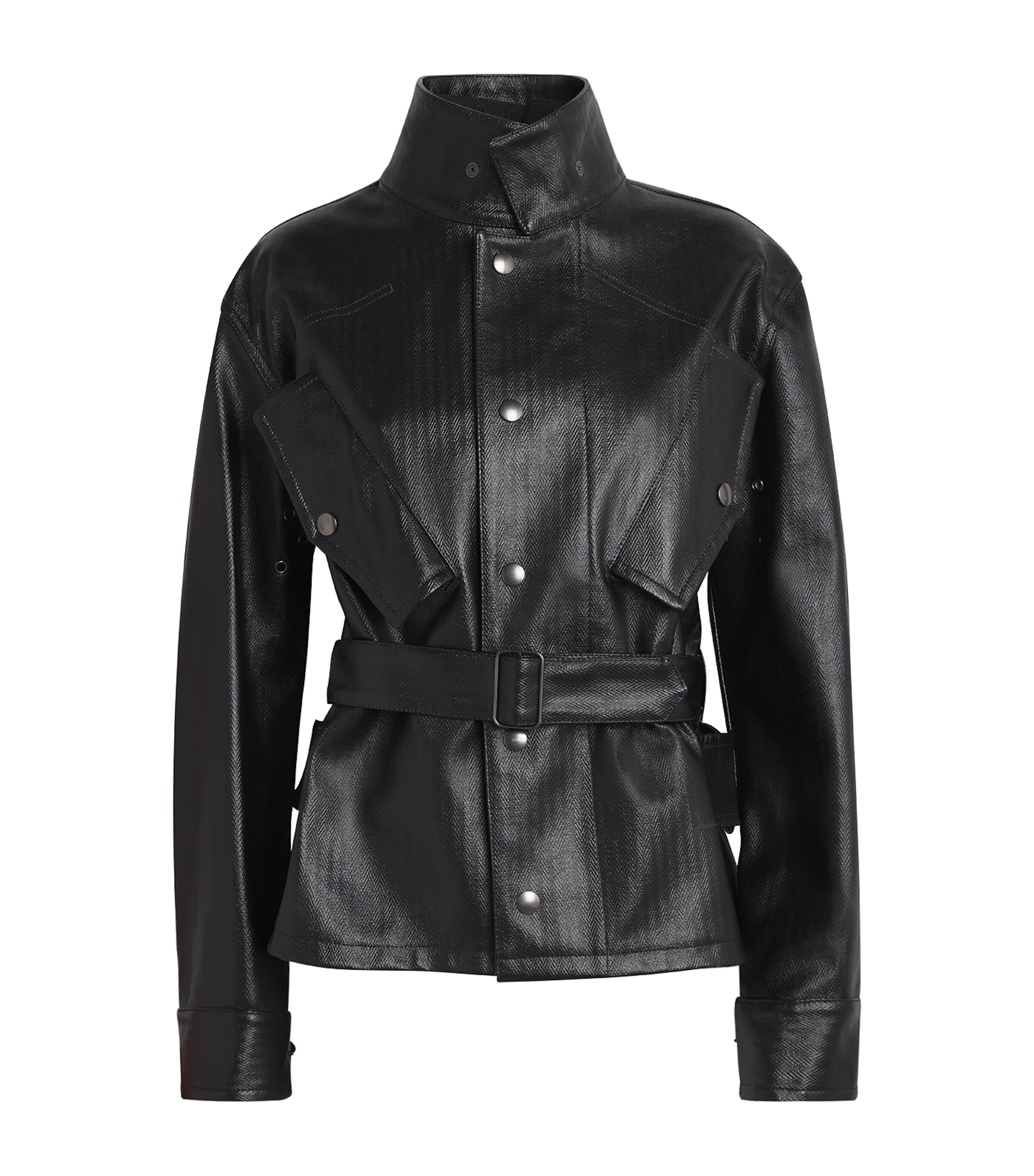 Cotton Coated Caban Jacket