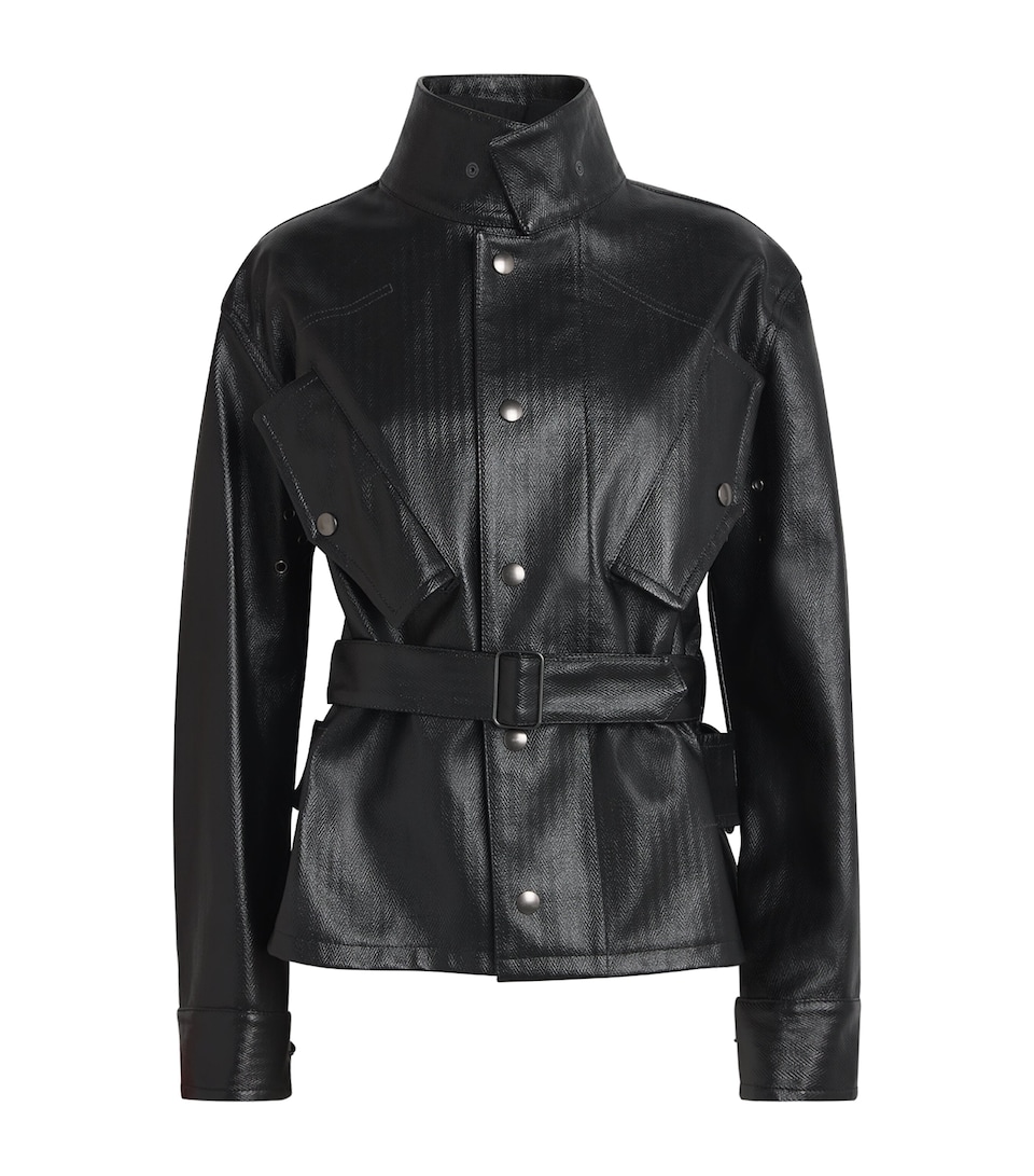 Cotton Coated Caban Jacket