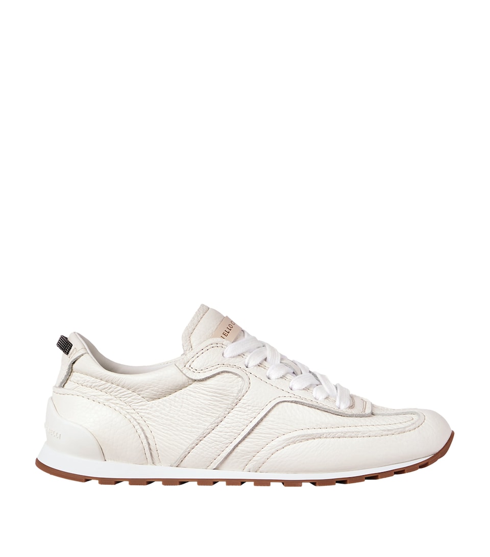 Brunello Cucinelli Leather Sneakers Butter
